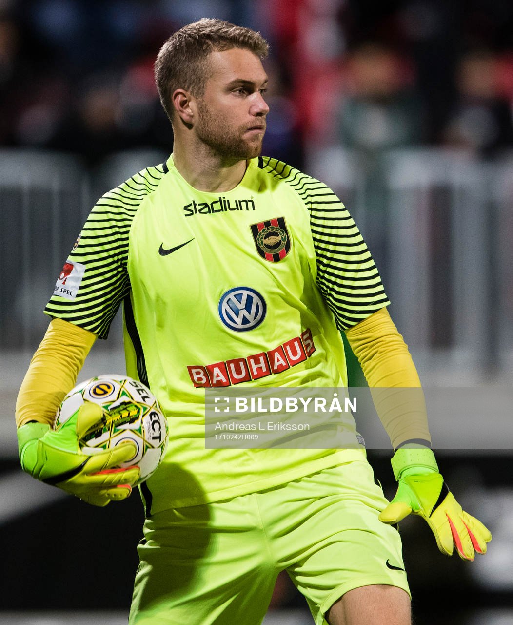 Brommapojkarnas målvakt Rasmus Emanuelsson