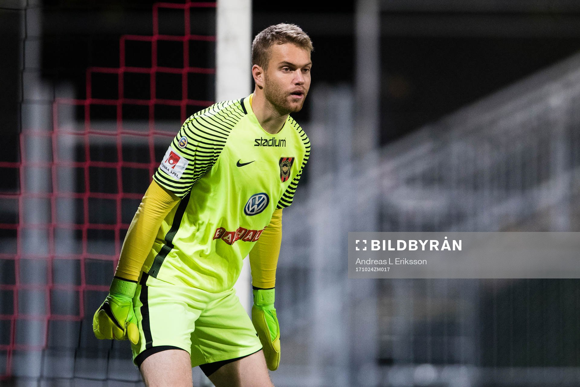 Brommapojkarnas målvakt Rasmus Emanuelsson