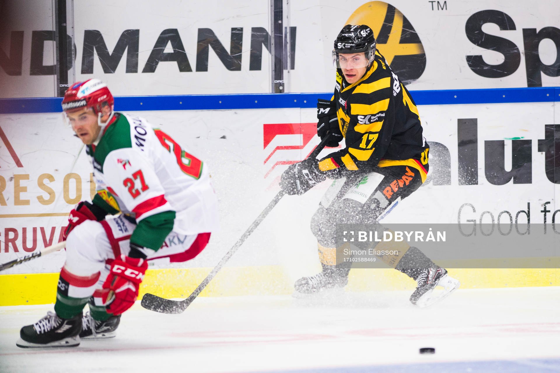 Moras Matt Bailey och Skellefteås Pär Lindholm