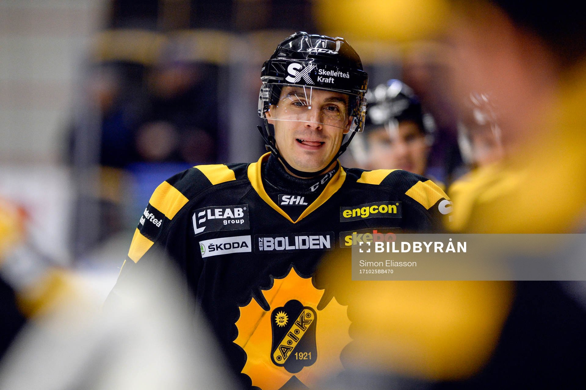 Skellefteås Linus Lindström jublar