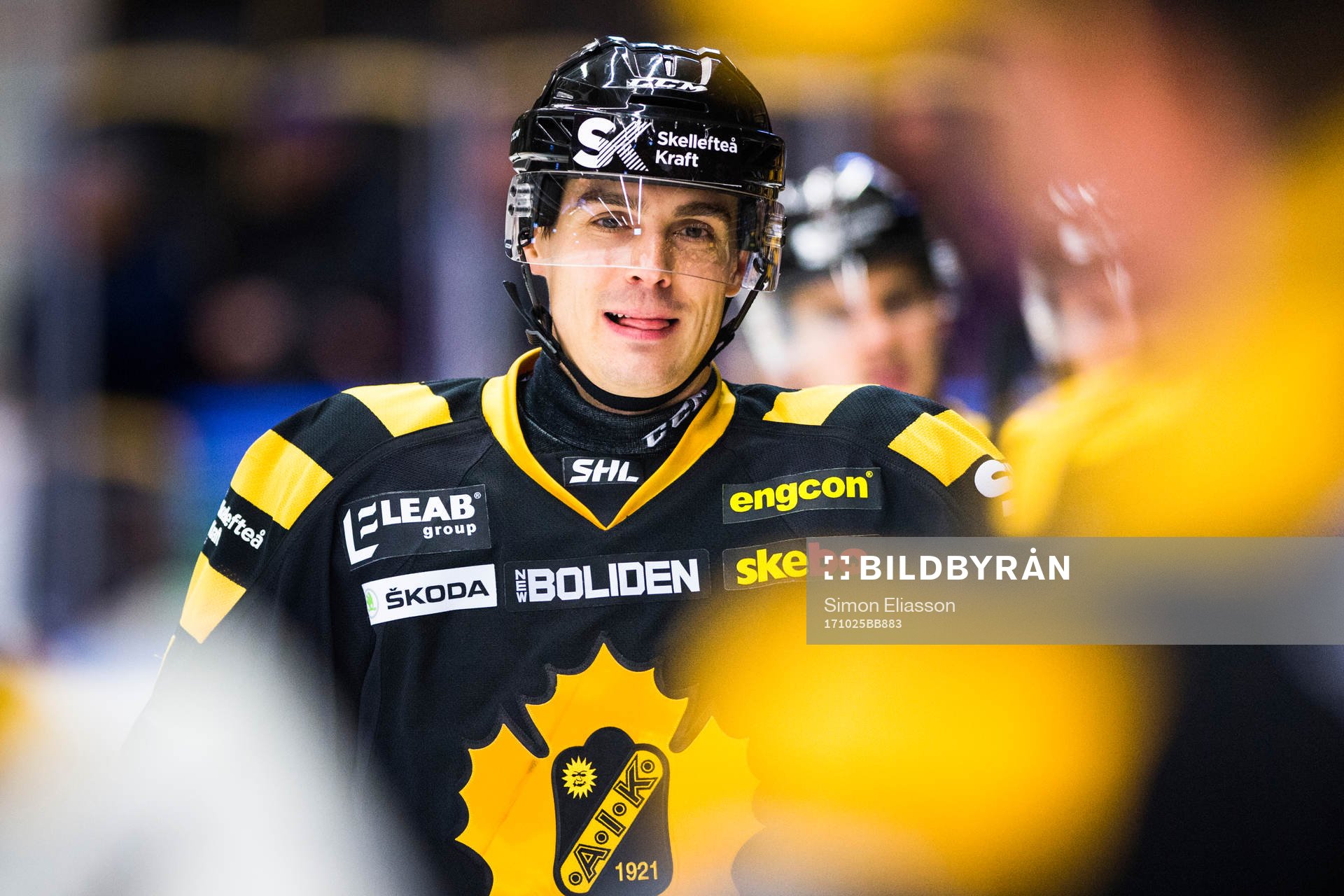 Skellefteås Henrik Hetta jublar
