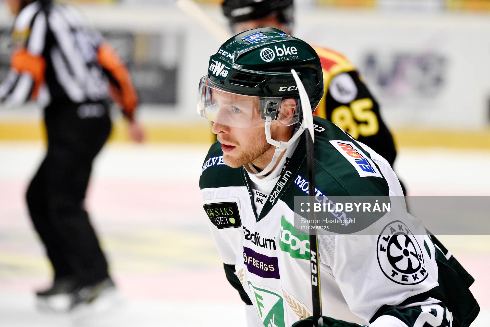 Färjestads Per Åslund jublar