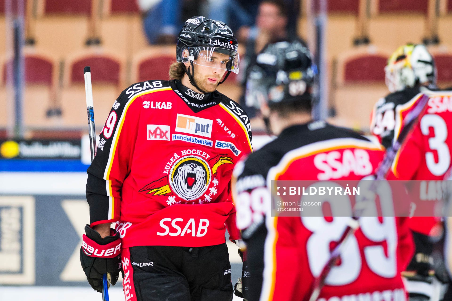 Luleås Pontus Själin deppar