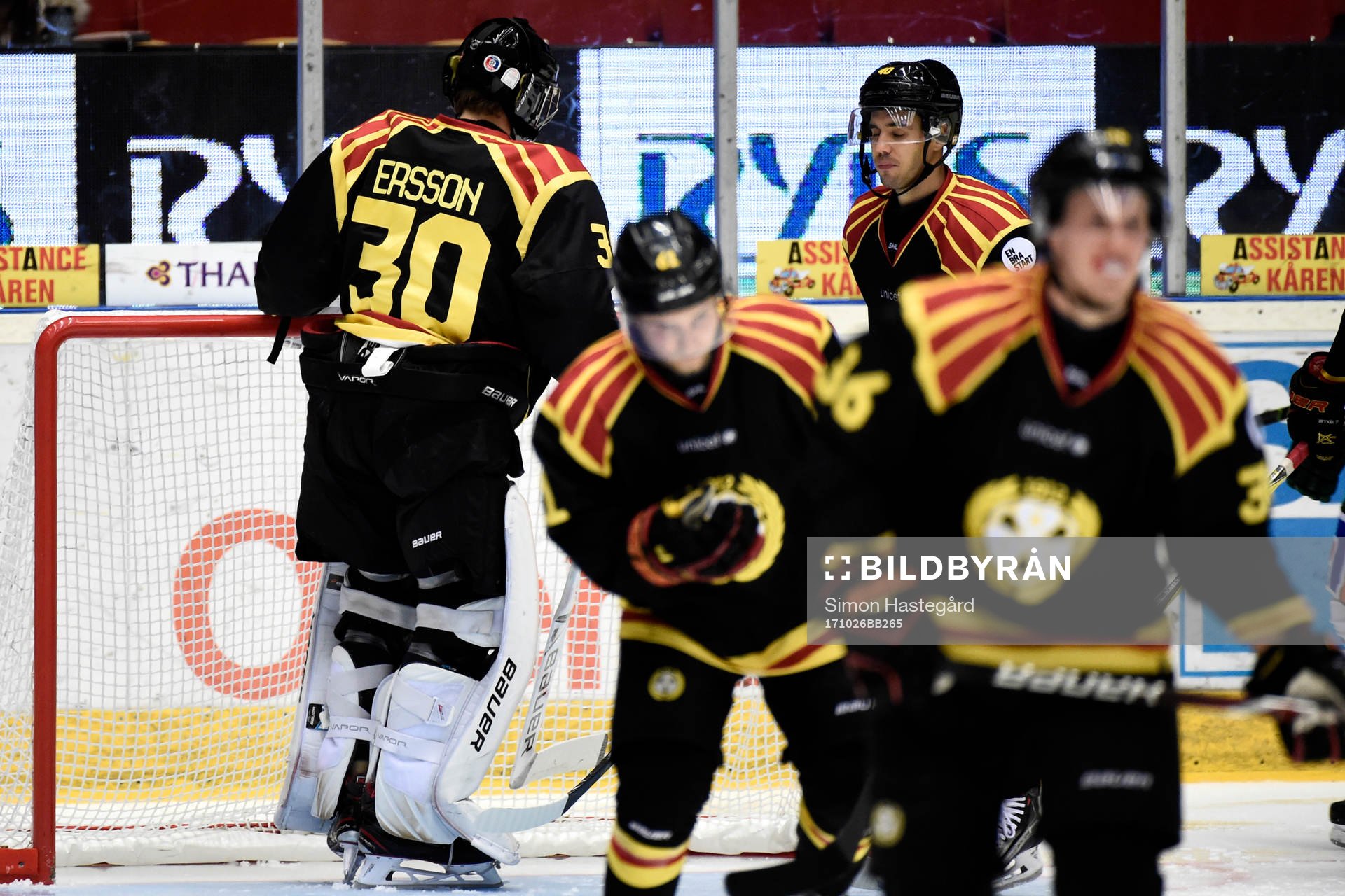 Brynäs målvakt Ersson deppar