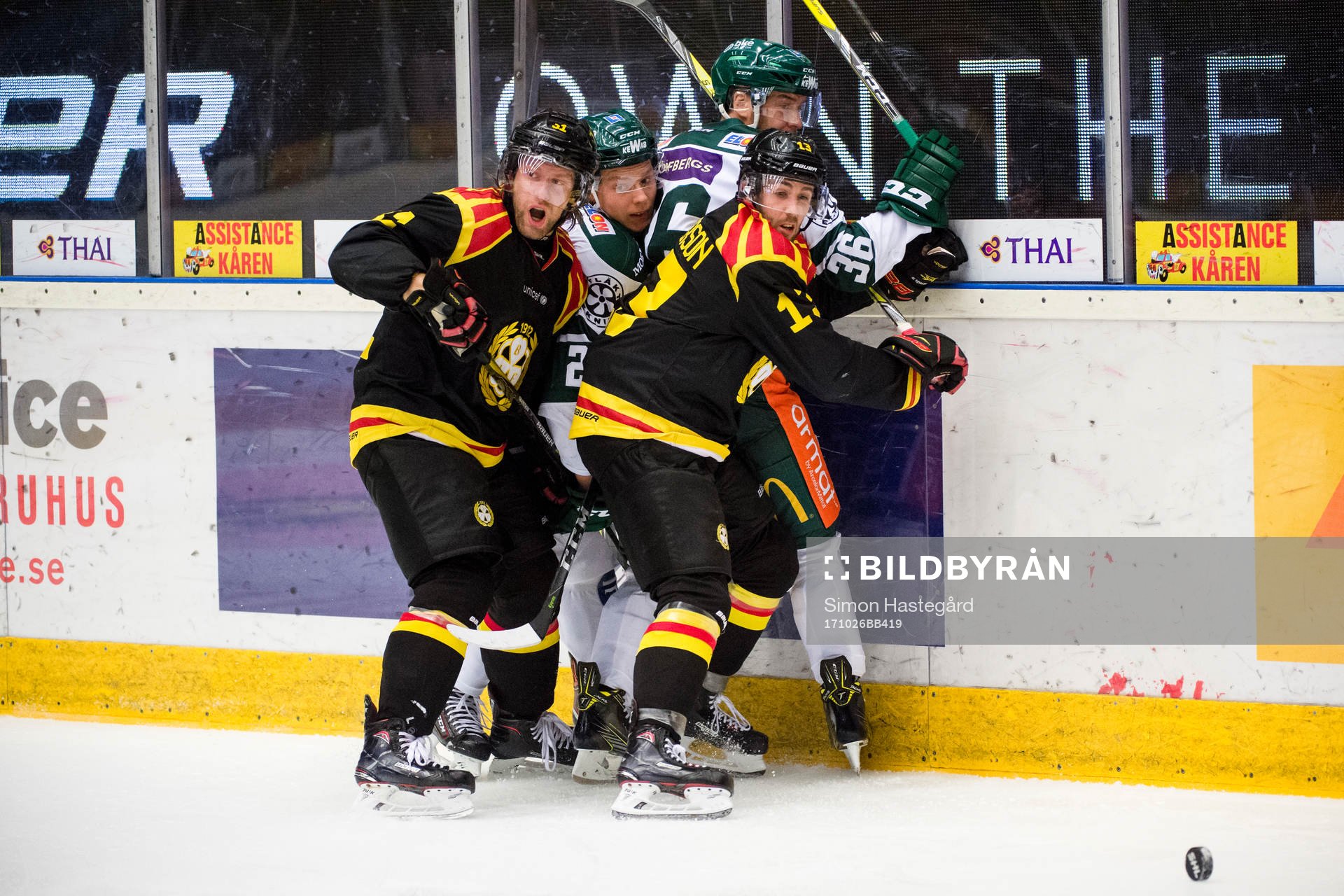 Brynäs Jonathan Granström och Ryan Gunderson