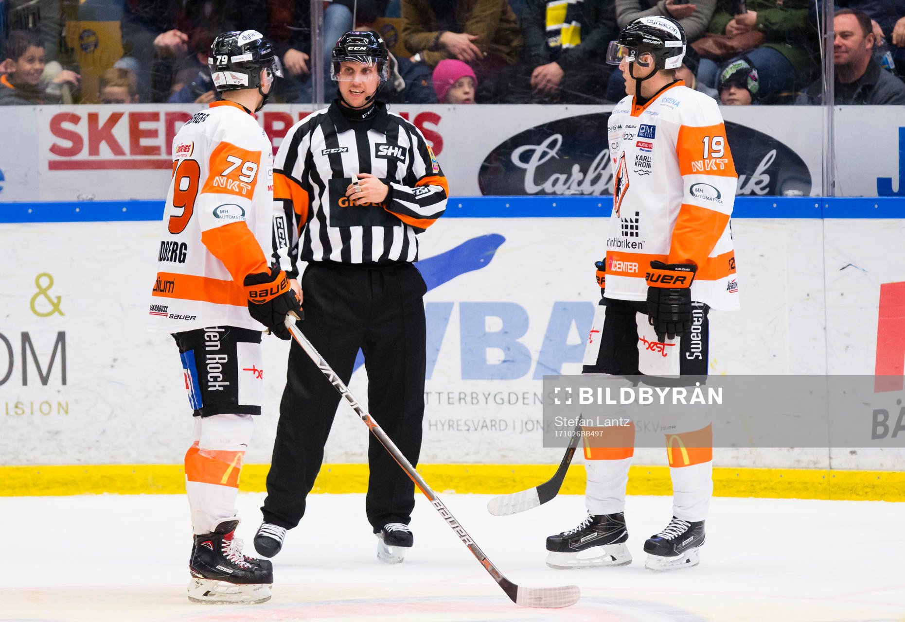 Karlskronas Emil Lundberg och Kristoffer Söder i