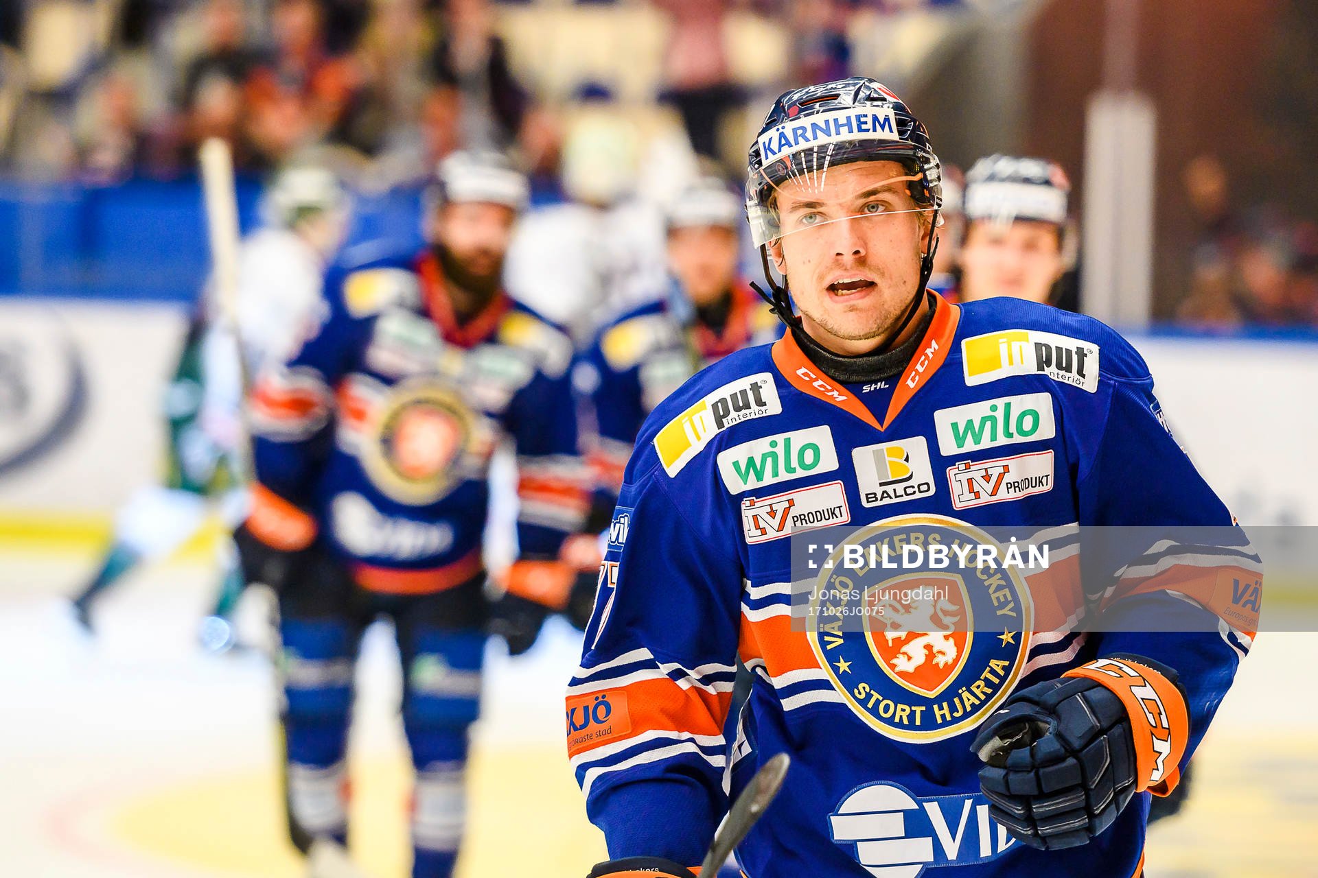 Växjös Pontus Netterberg jublar