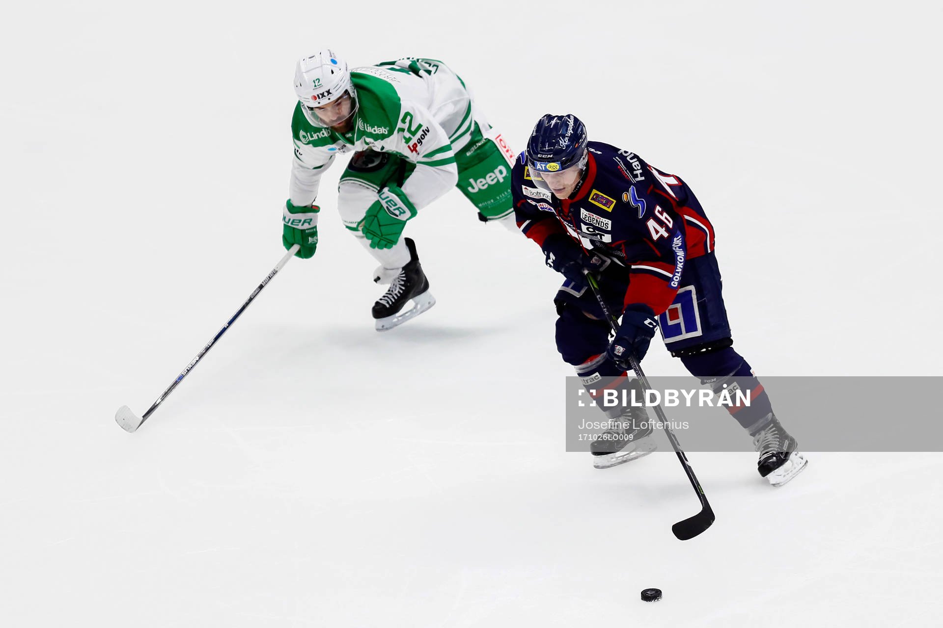 Rögles Jack Connolly och Linköpings Mathis Olimb