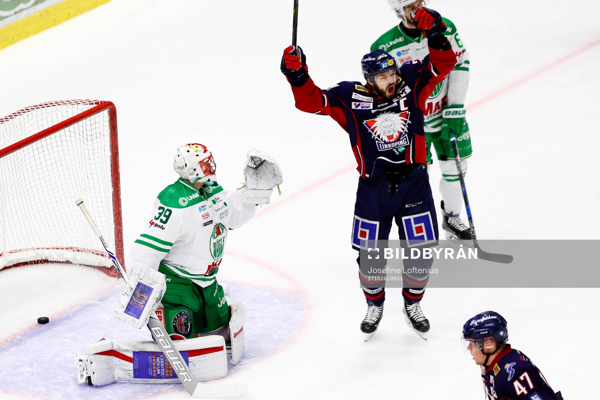 Linköpings Niklas Persson jublar