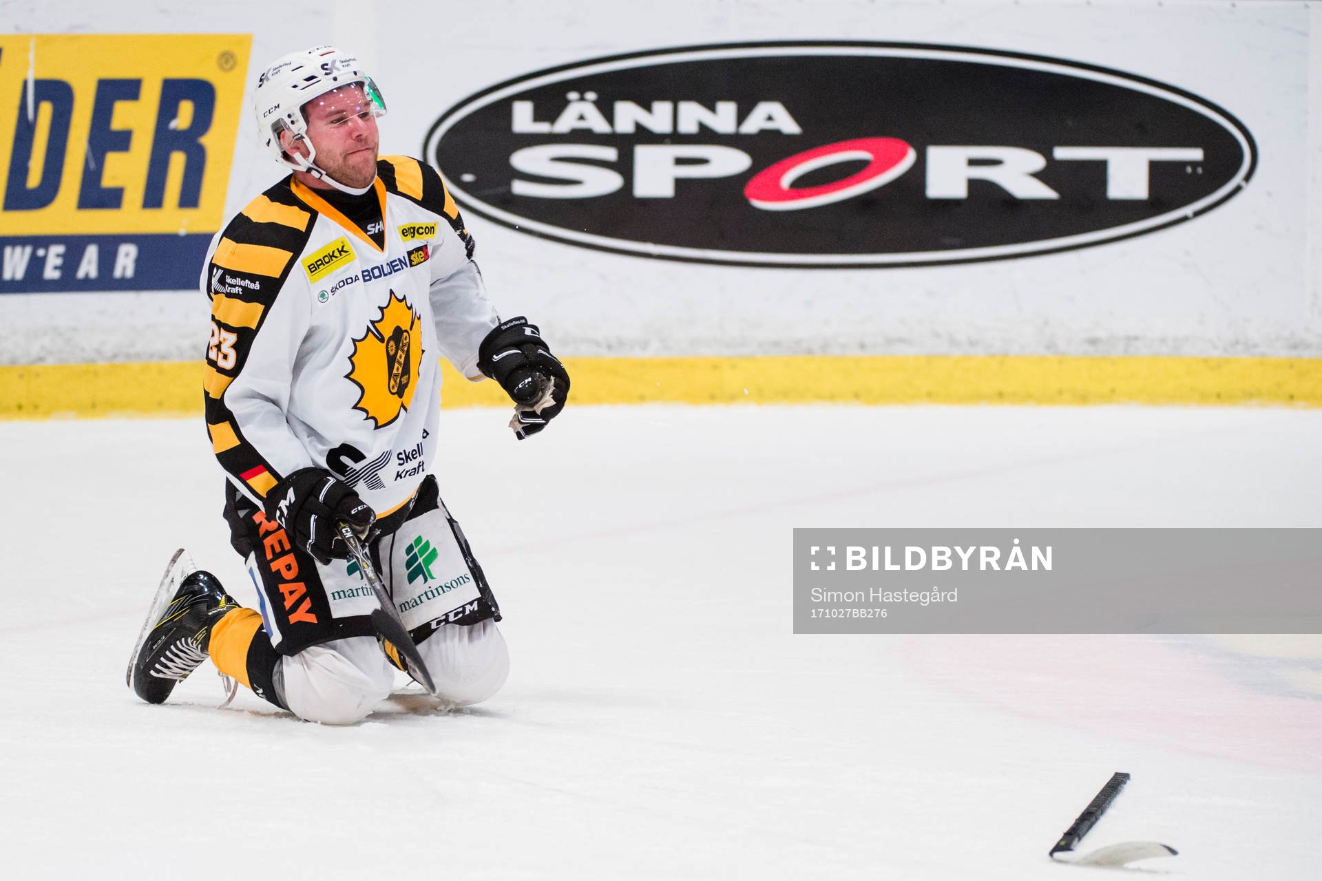 Skellefteås Mark Katic har ont