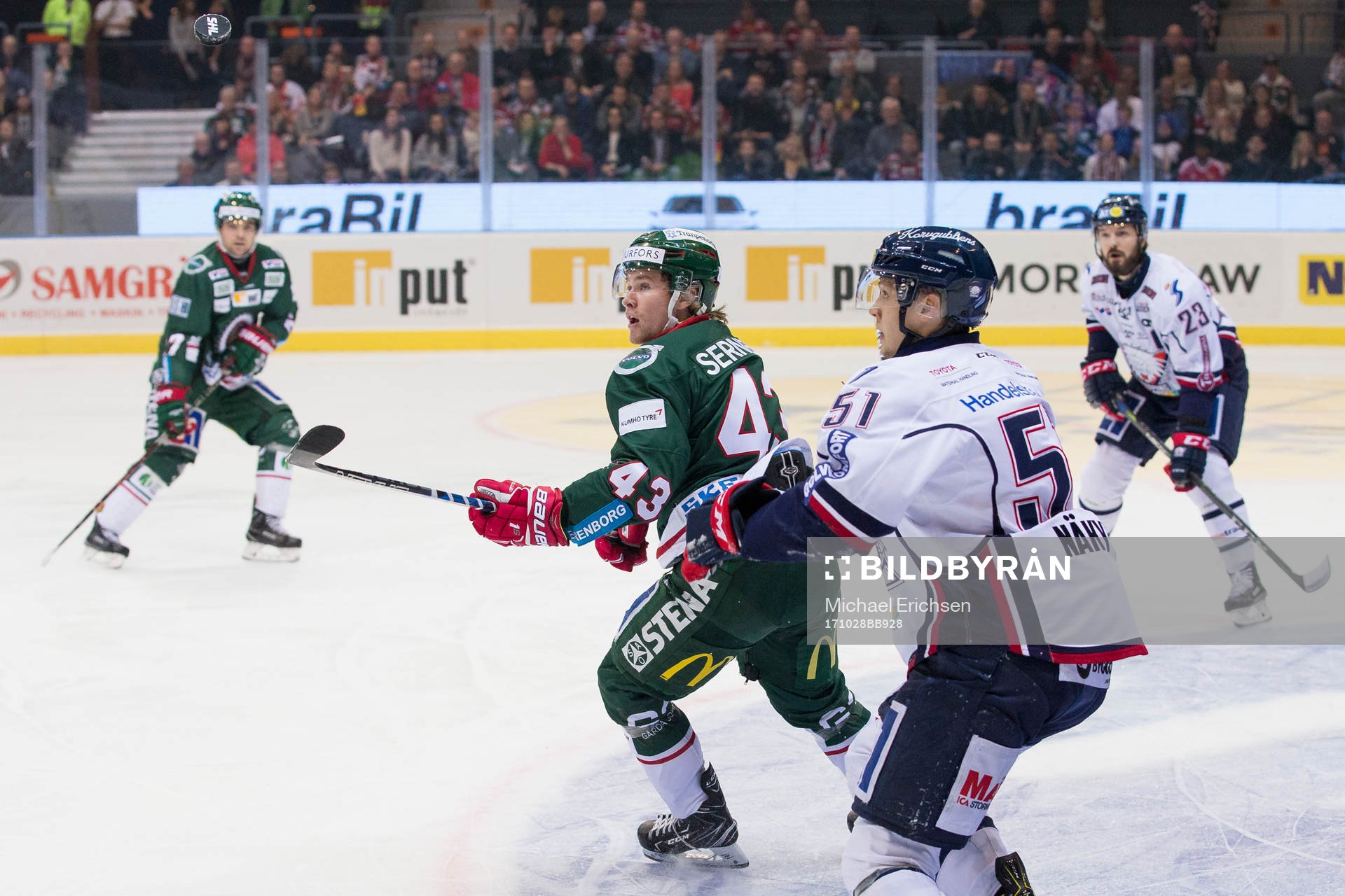 Frölundas Jesper Emanuelsson och Linköpings Kristian