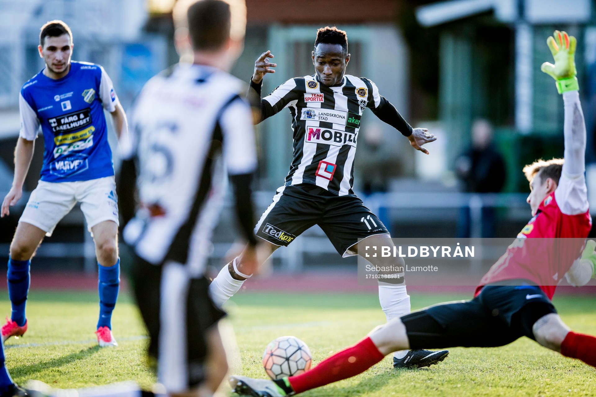 Landskronas Sadat Karim reducerar till 2-1