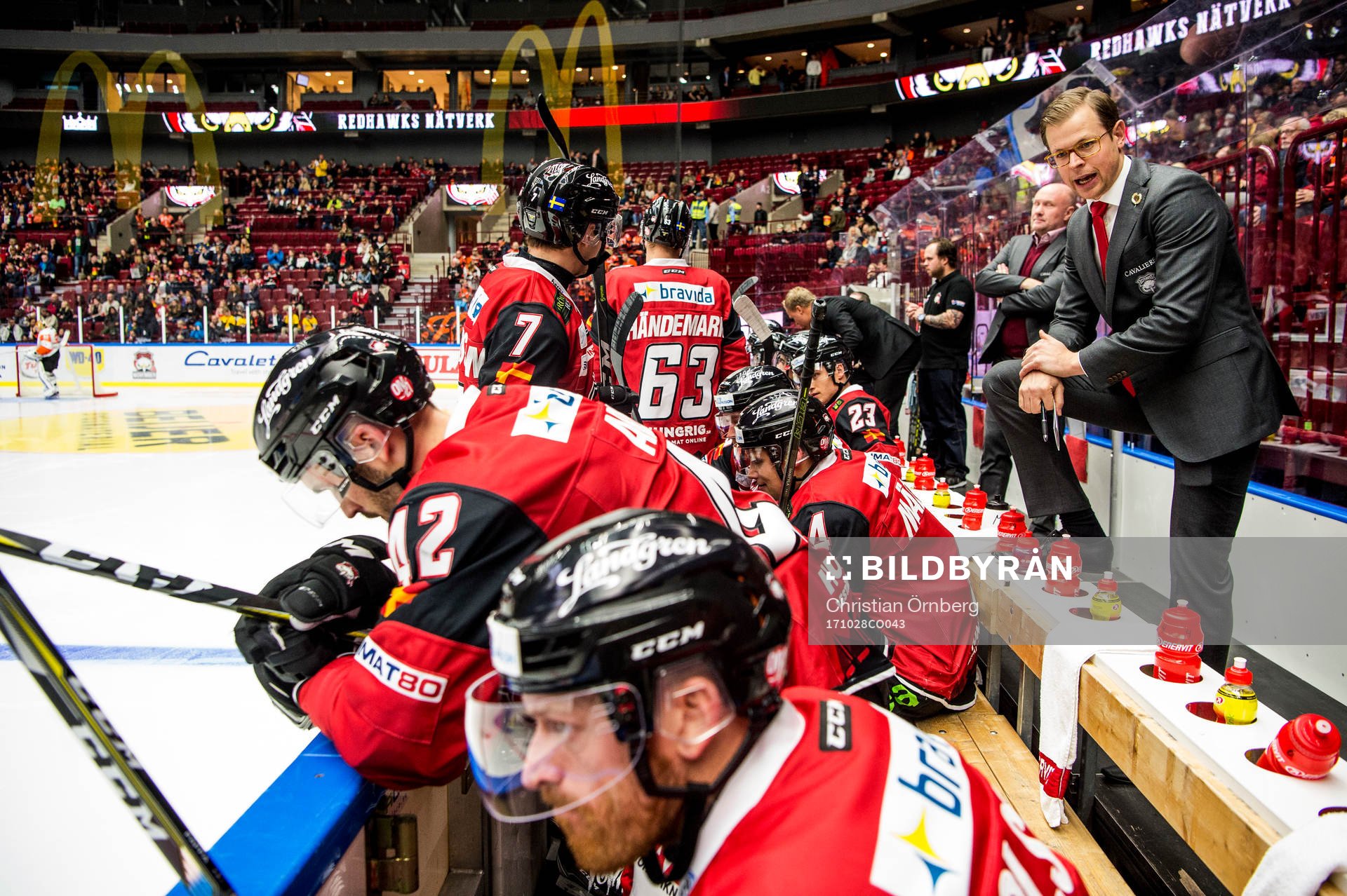 Malmö Redhawks assisterande tränare Martin Filander i
