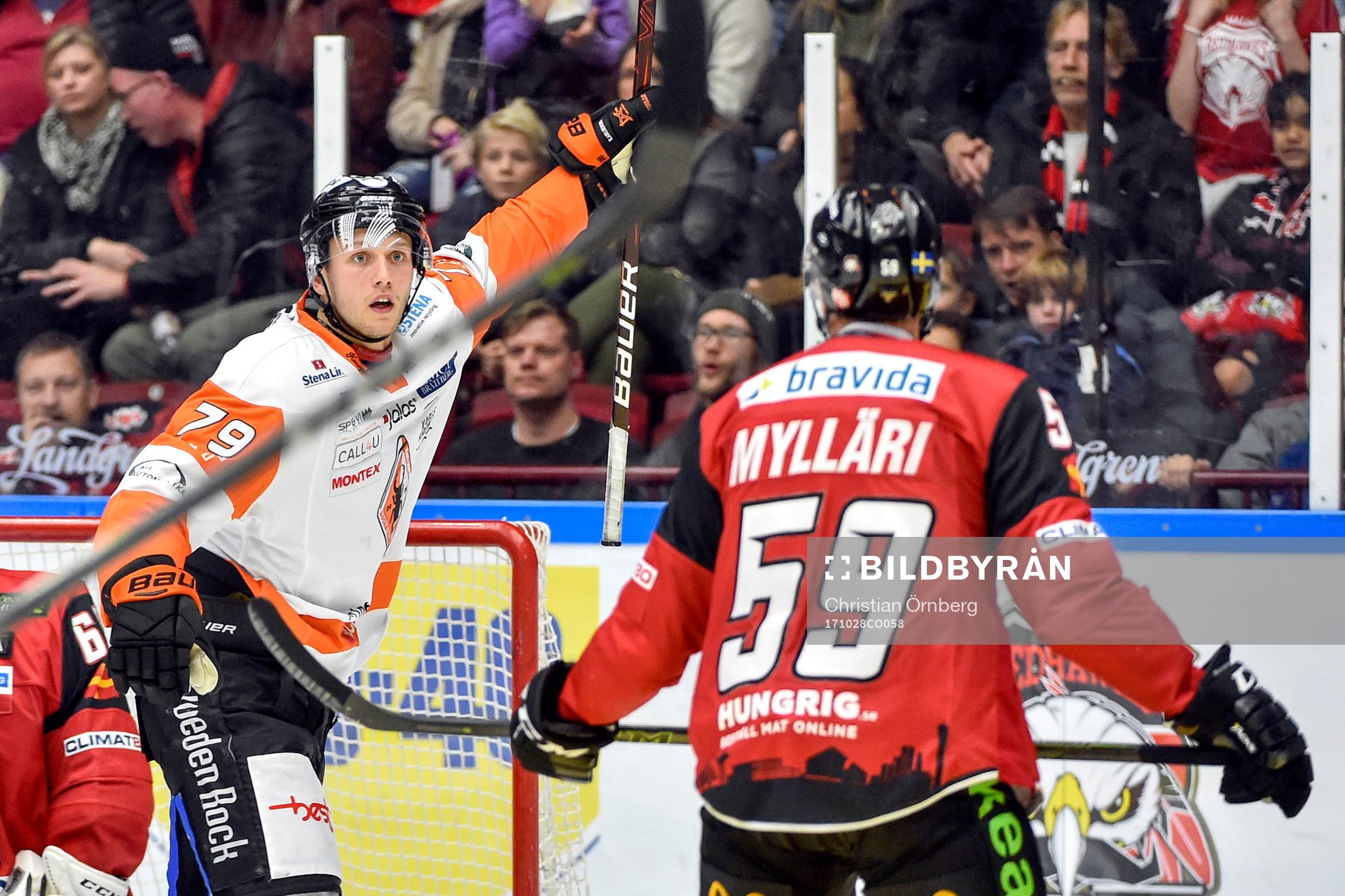 Karlskronas Emil Lundberg jublar