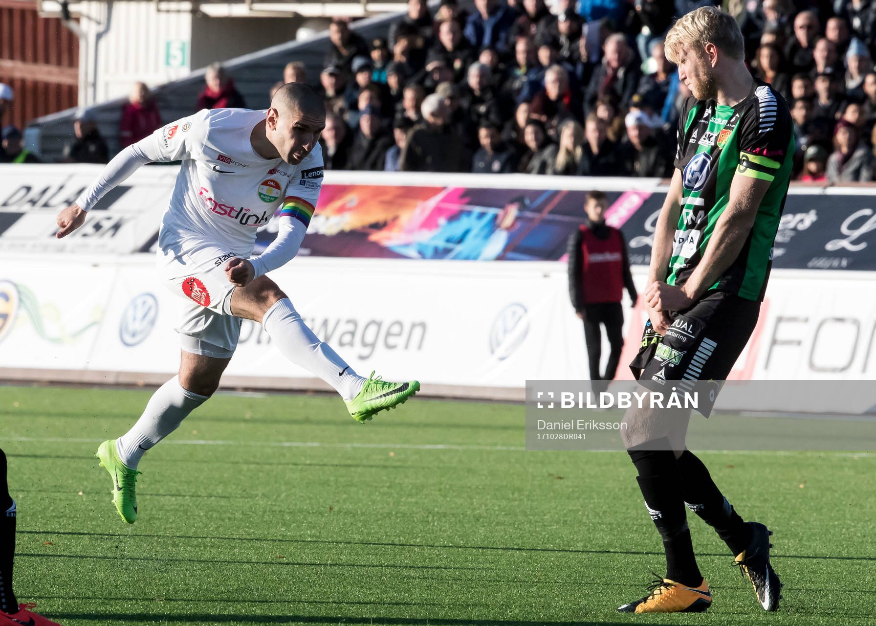 Dalkurds Rawez Lawan  i fotbollsmatchen i superettan mellan