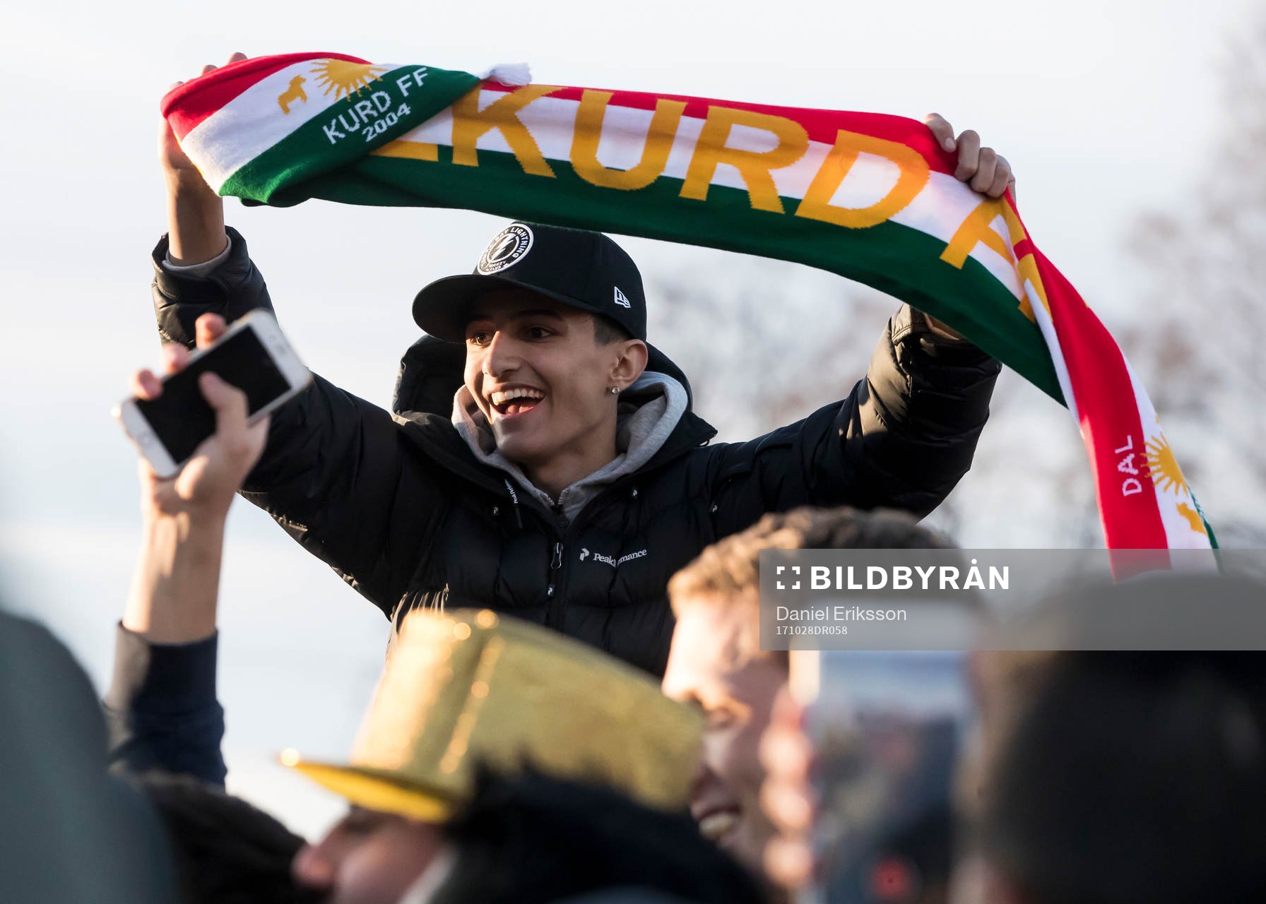Dalkurds supporters jublar