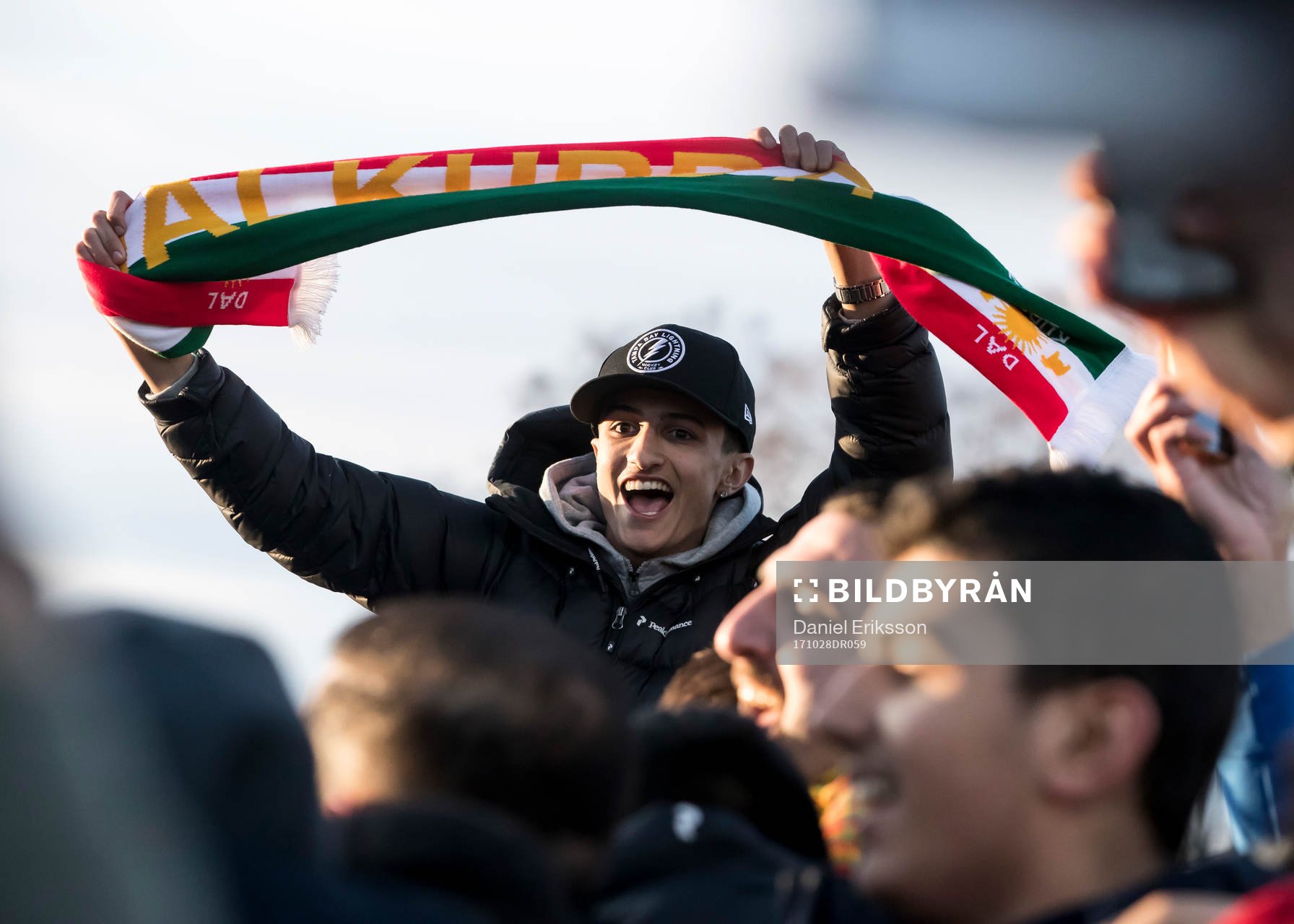 Dalkurds supporters jublar