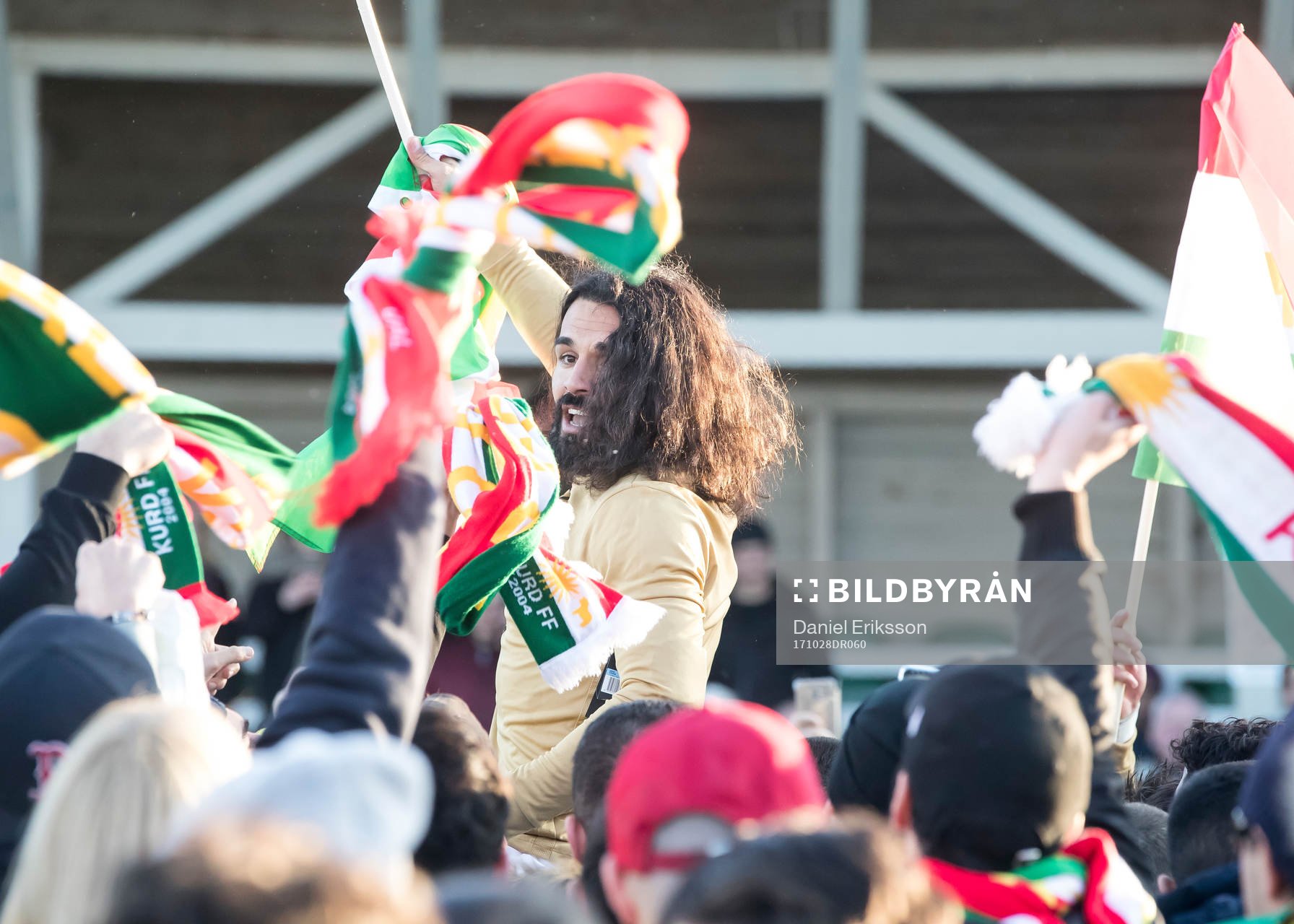 Dalkurds spelare jublar