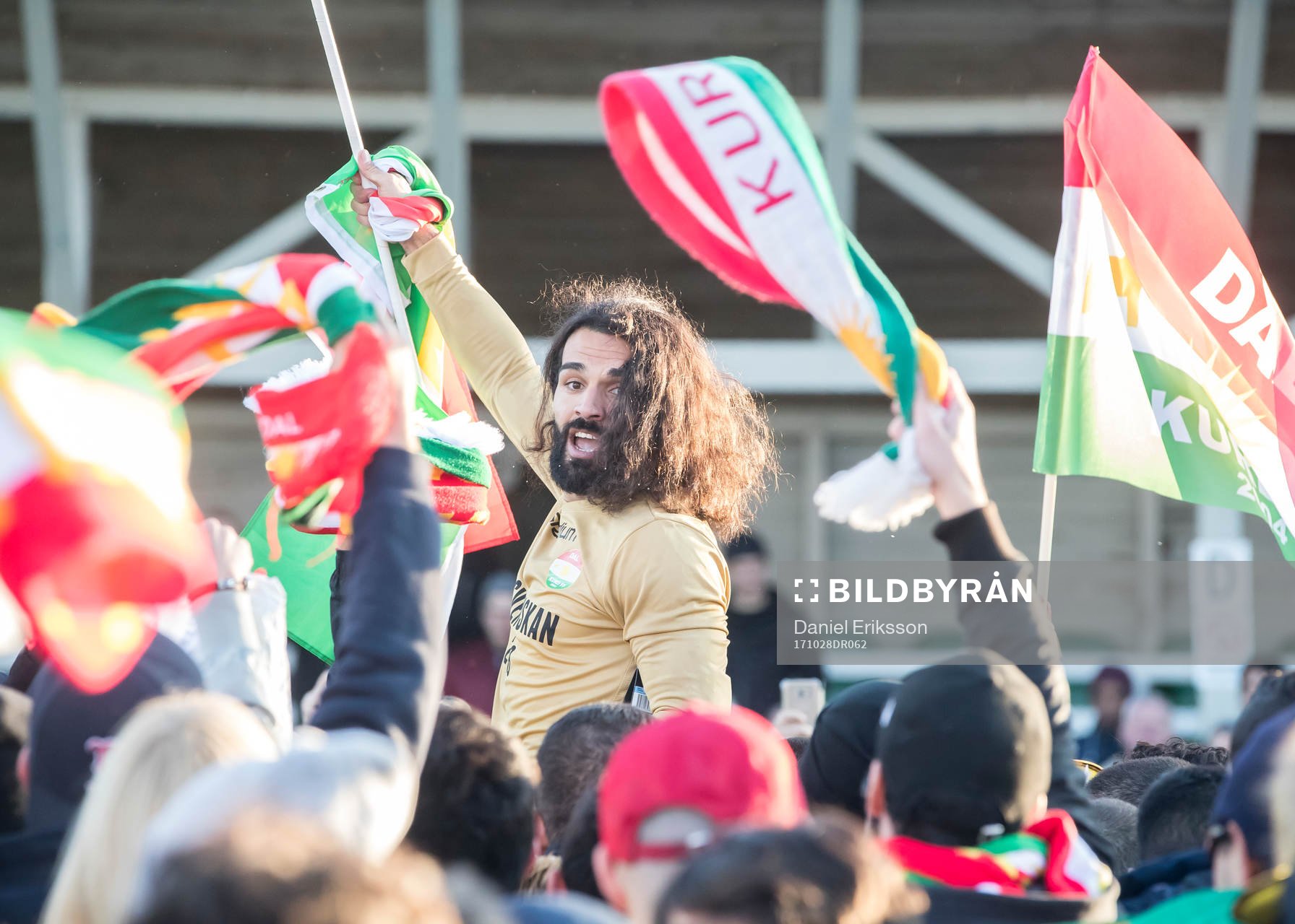 Dalkurds spelare jublar