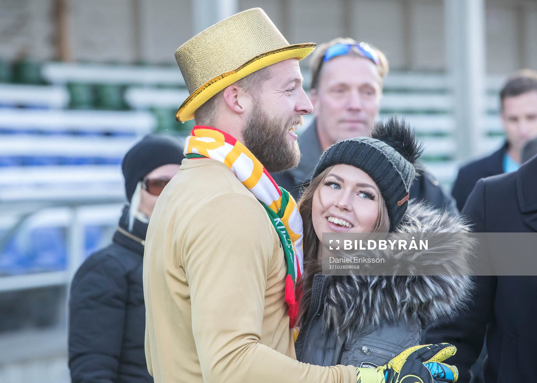 Dalkurds spelare jublar