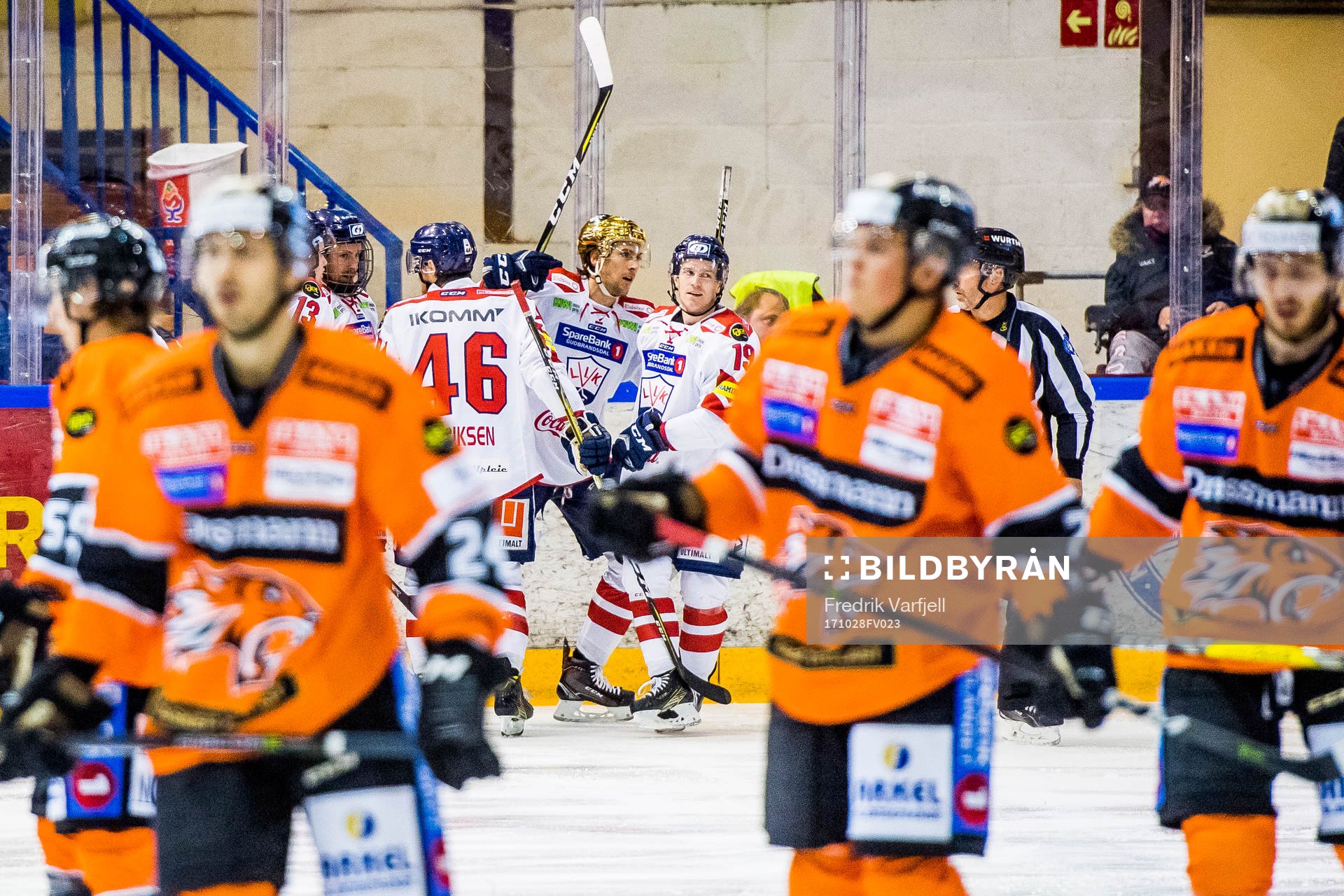 Brett James Cameron of Lillehammer celebrates with his
