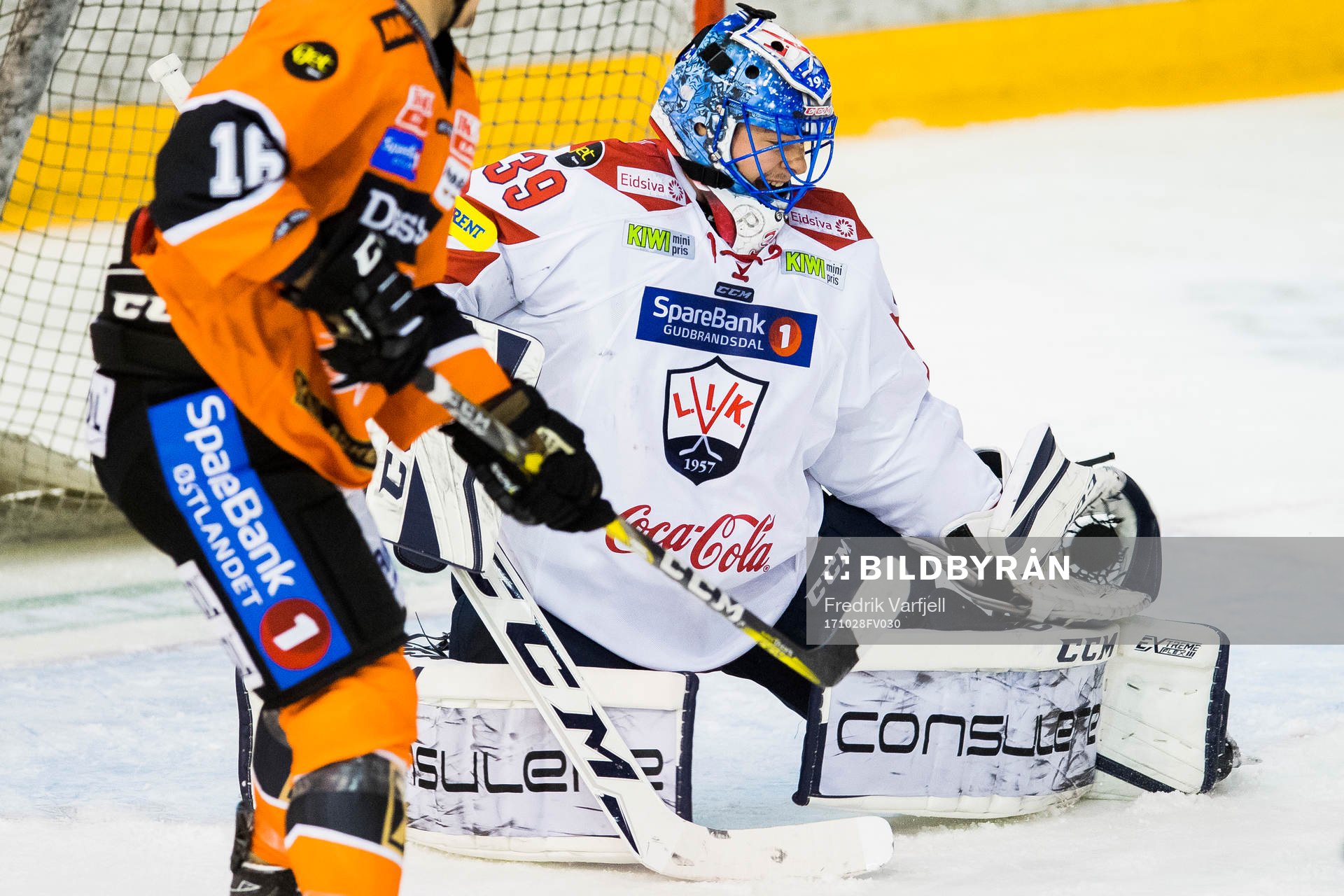 Goaltender Nils Erik Christoffer Bengtsberg of Lillehammer