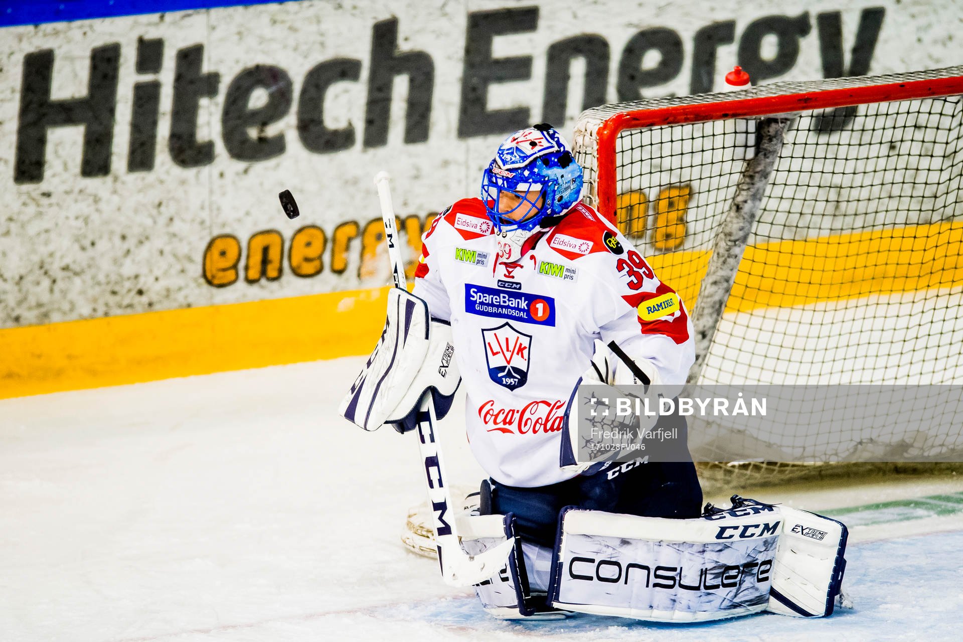 Goaltender Nils Erik Christoffer Bengtsberg of Lillehammer