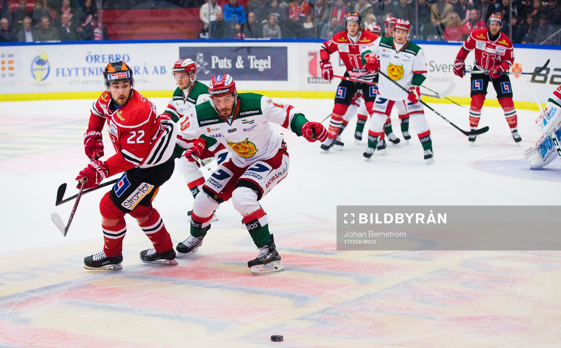 Örebros Jonathan Andersson och Moras Patrik Eklund