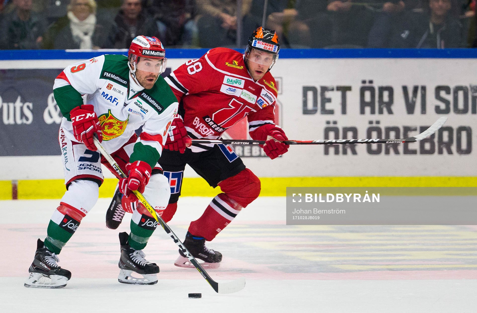 Örebros Viktor Ekbom och Moras Andrew Rowe