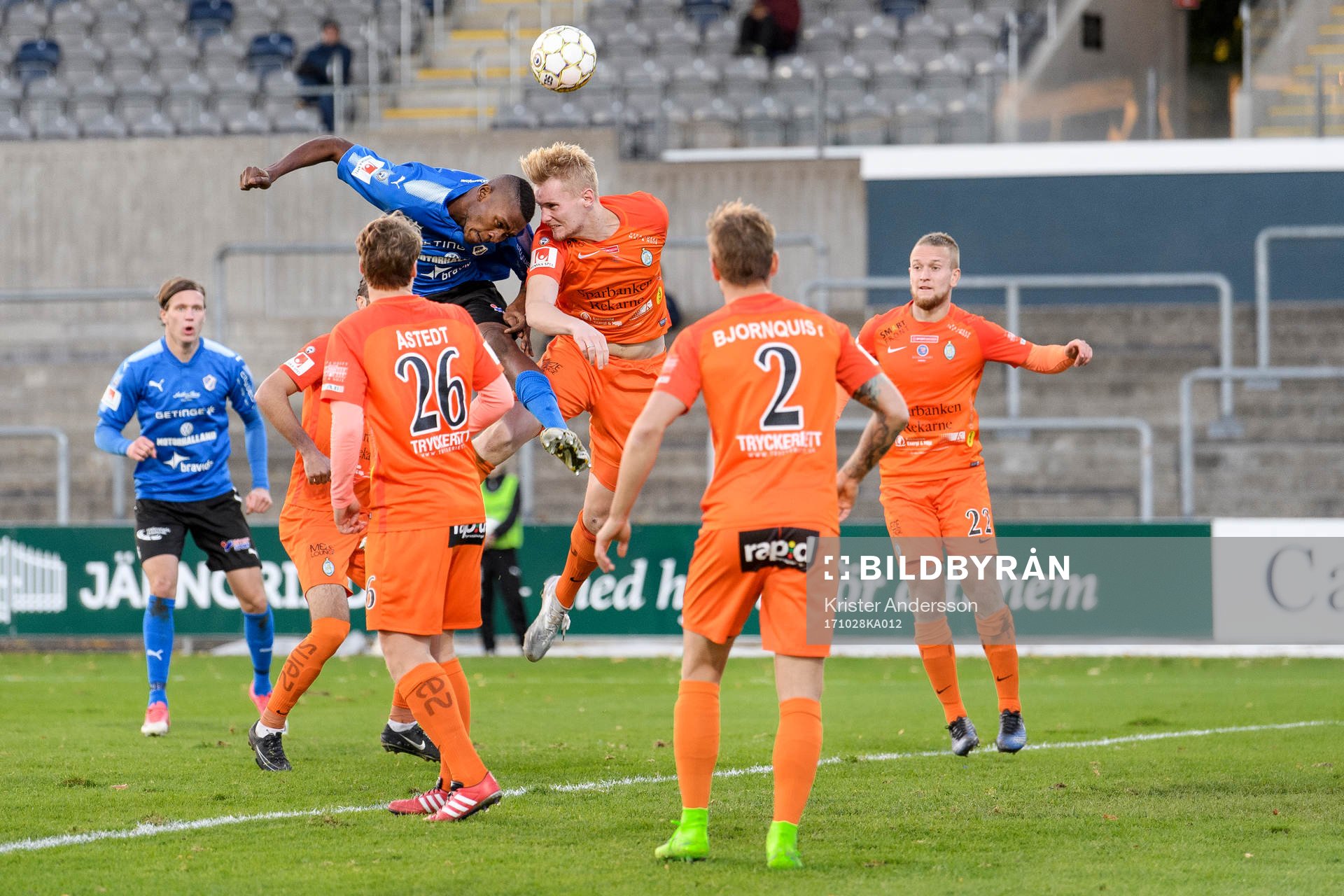Halmstads Aboubakar Keita och AFC Eskilstunas Ludvig Öhman