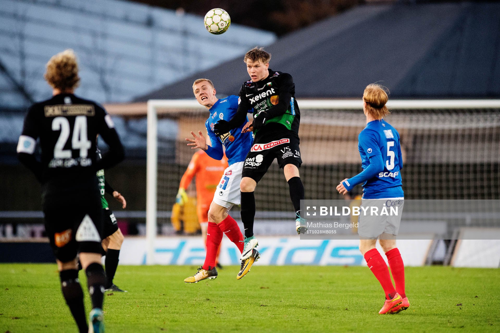 under fotbollsmatchen i Superettan mellan Varberg och
