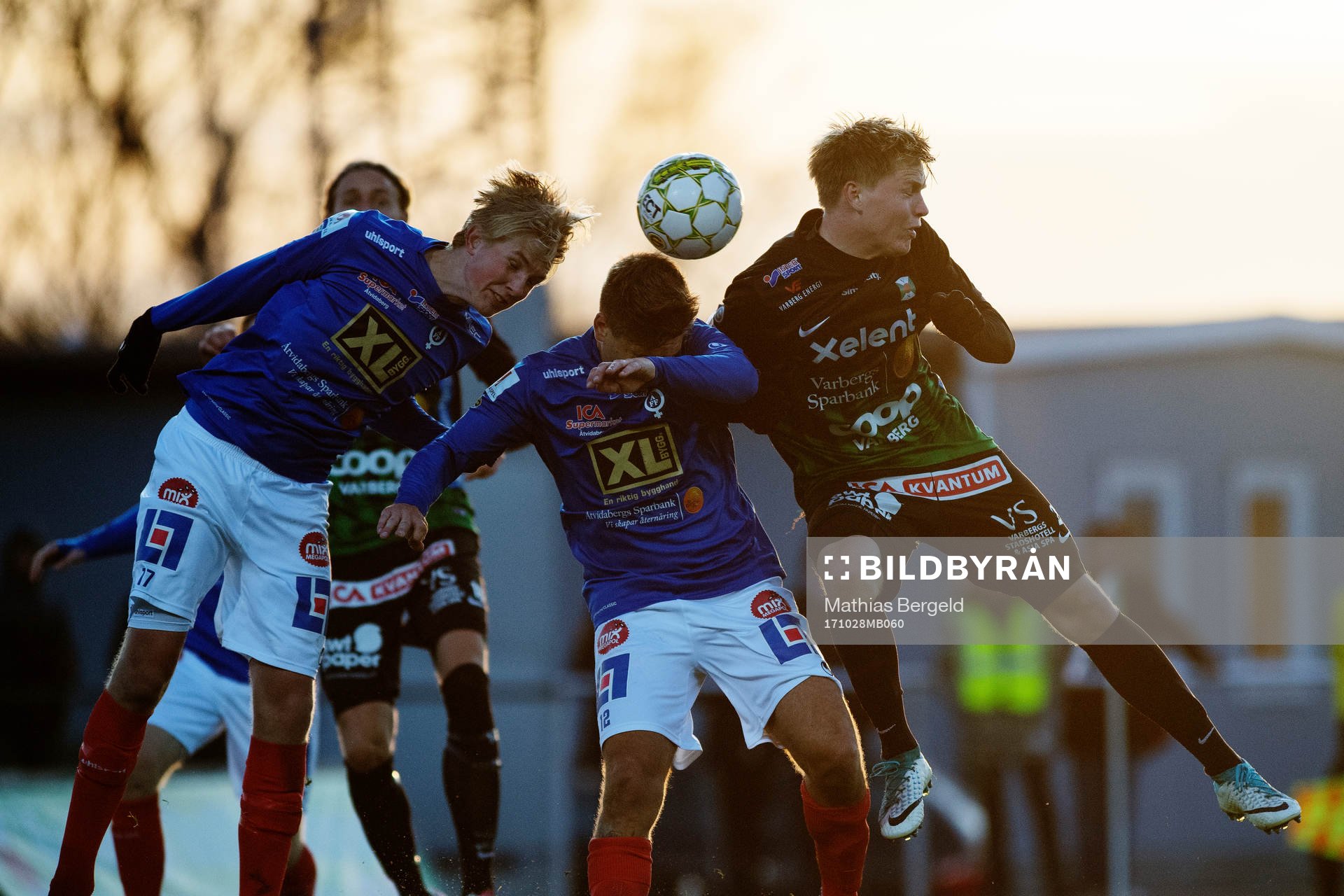 Åtvidabergs Adrian Petersson och Fredrik Holster  i