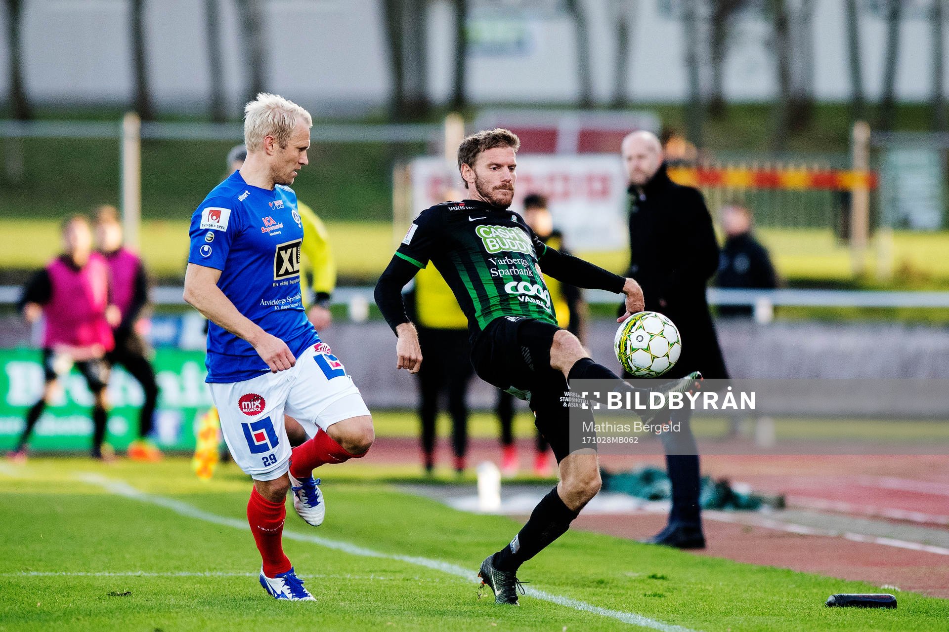 Åtvidabergs Pekka Lagerblom och Varbergs Karl Söderström