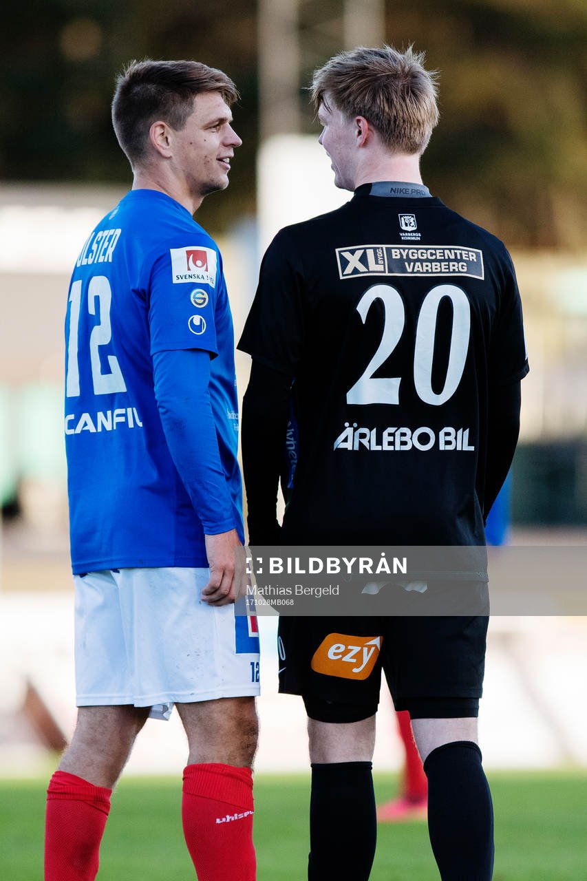 Åtvidabergs Gustaf Halvardsson och Varbergs Gabriel