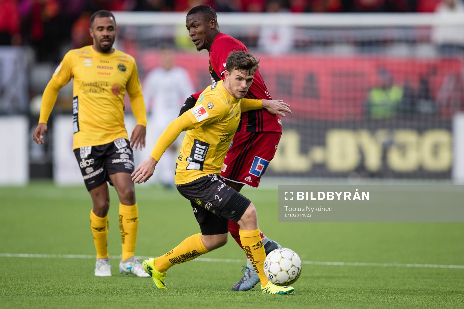 Elfsborgs Jesper Manns mot Östersunds Alhaji Gero