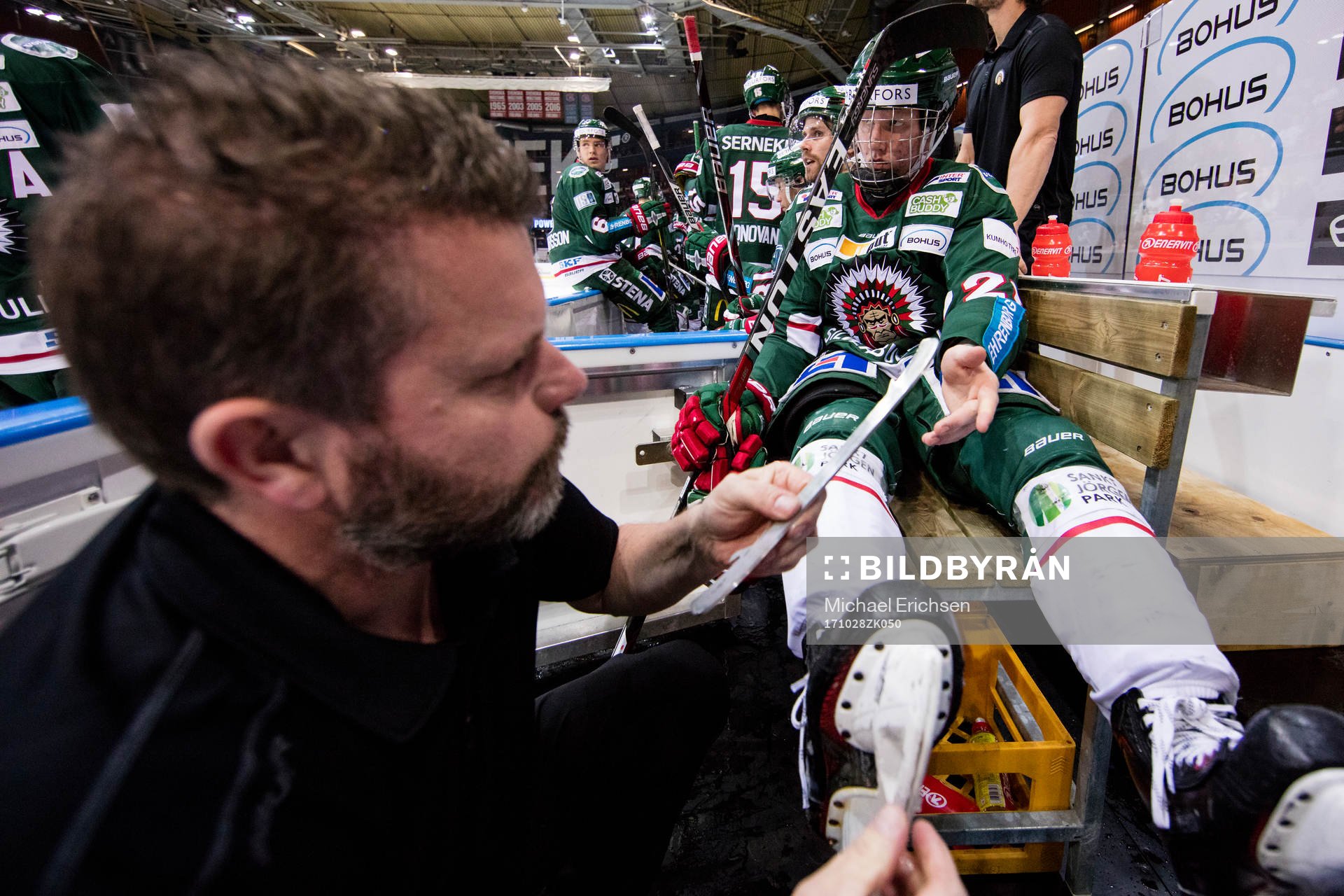 Frölundas materialförvaltare Håkan Olofsson byter