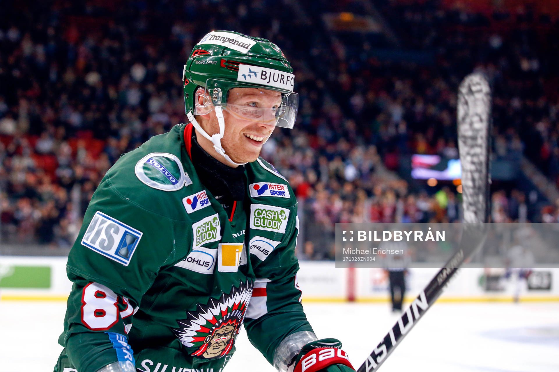 Frölundas Ryan Lasch jublar