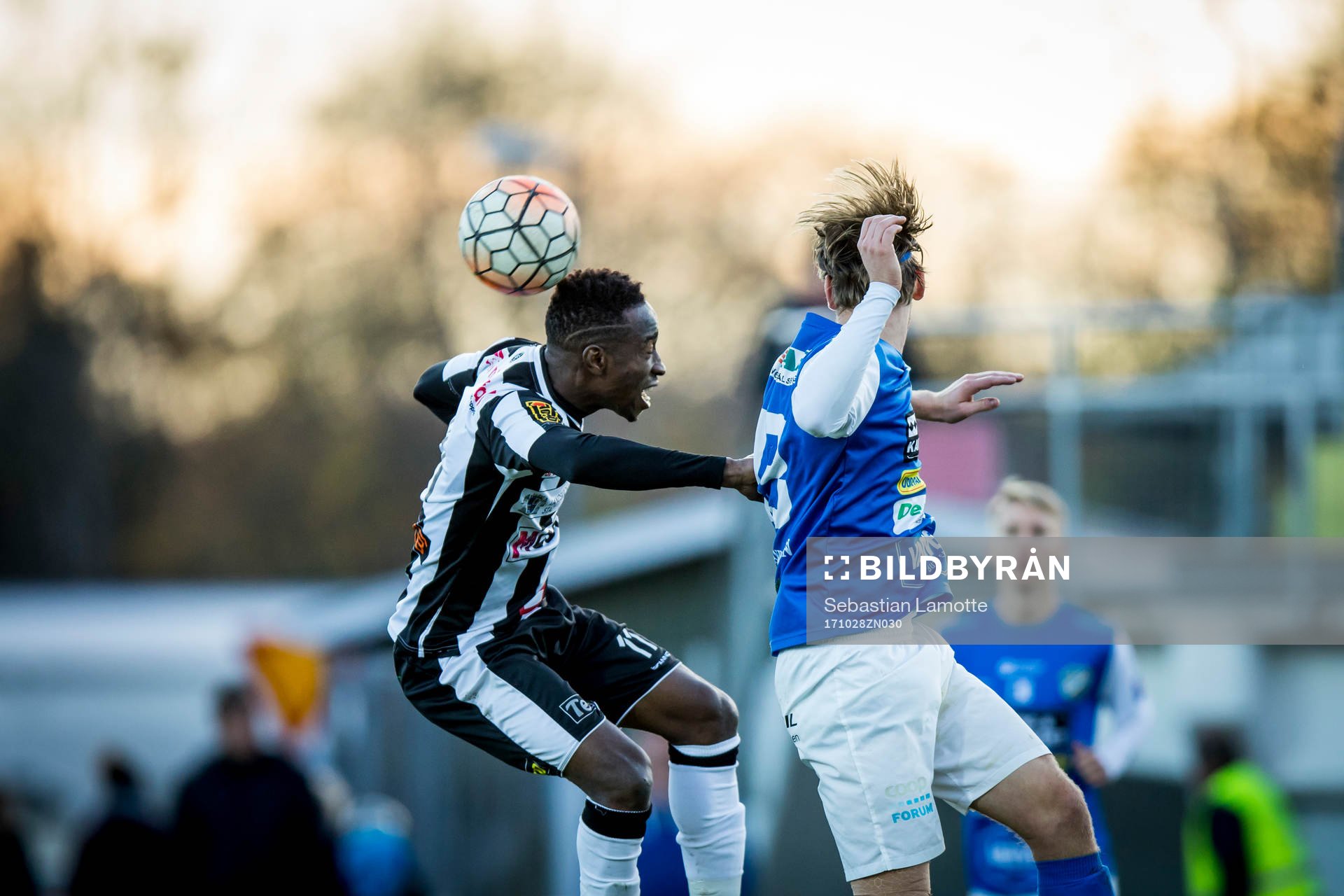 Landskronas Sadat Karim och Oddevolds Felix Pettersson