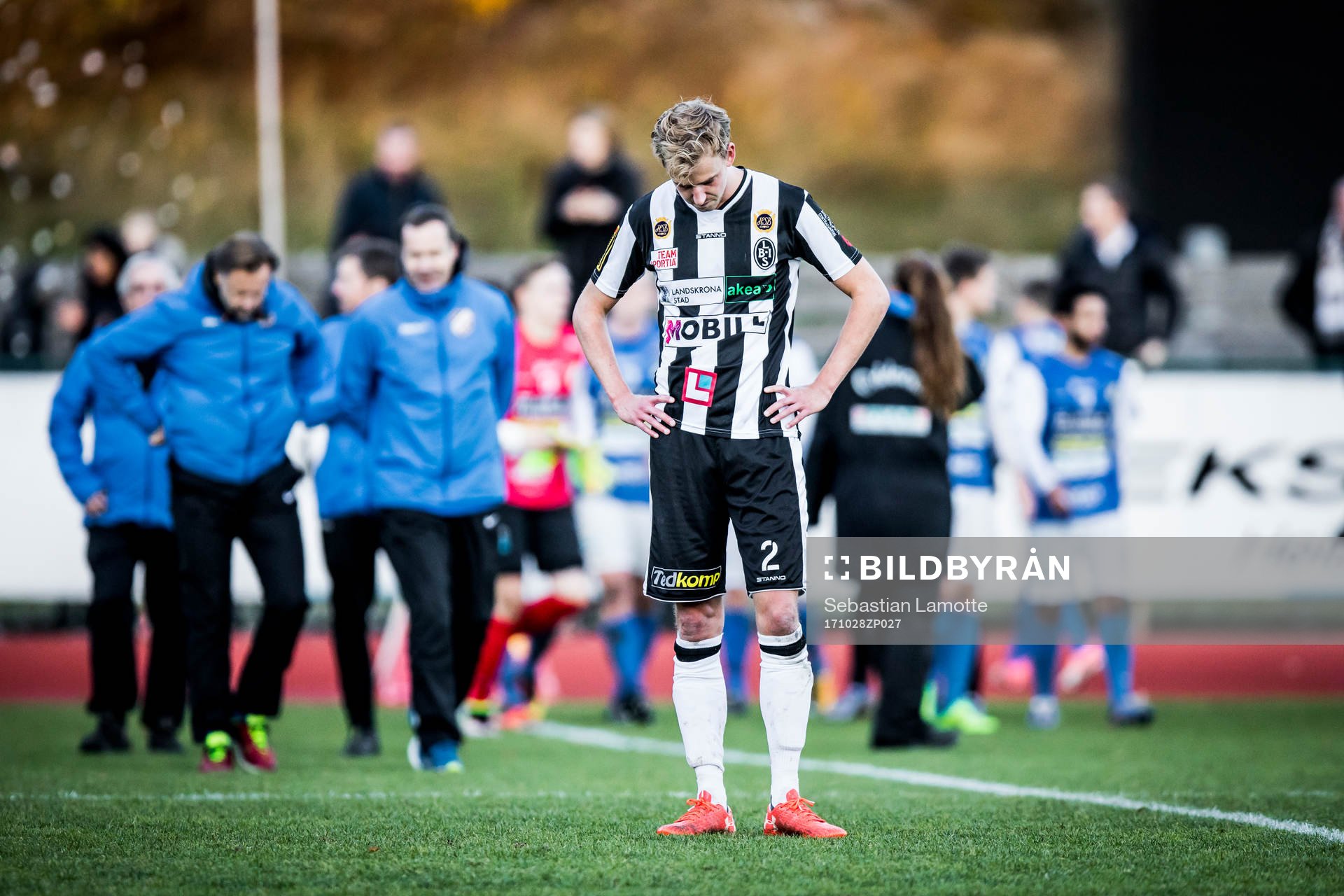 Landskronas Viktor Svensson deppar