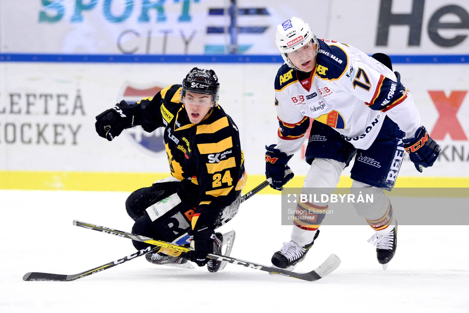 Skellefteås Andreas Wingerli och Djurgårdens Henrik