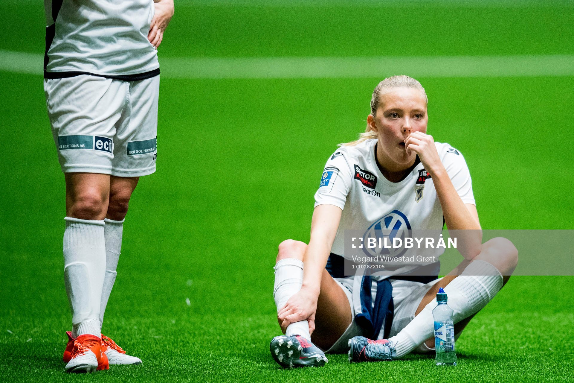 Synne Sofie Jensen of Stabæk looks dejected