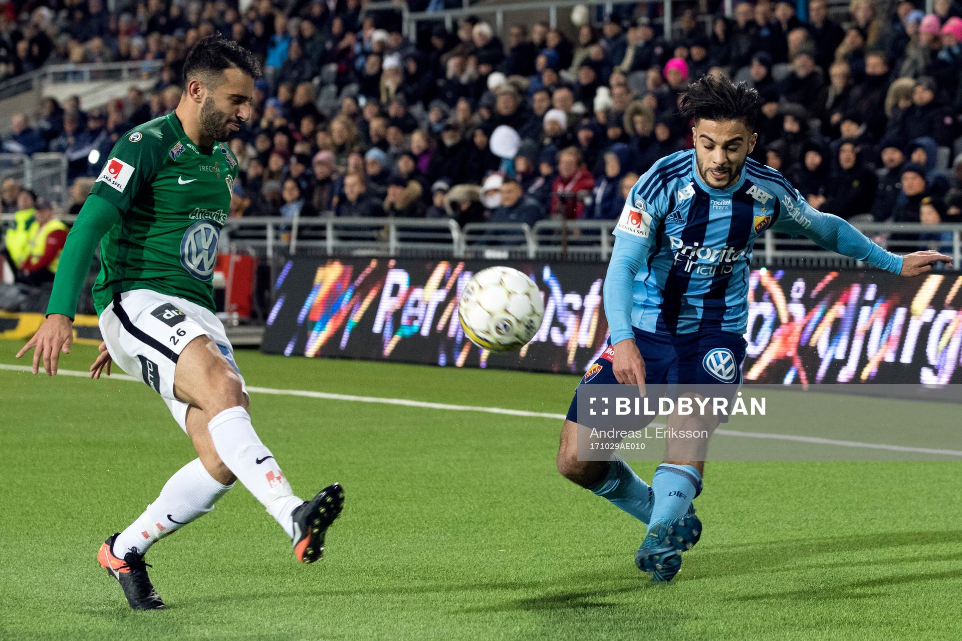 Jönköpings André Calisir och Djurgårdens Othman El Kabir