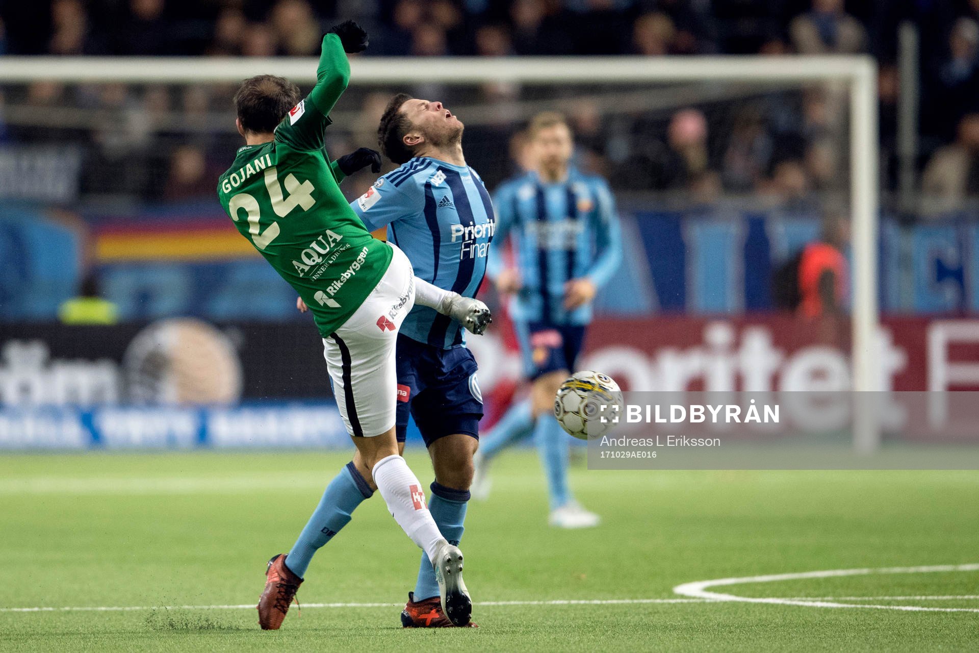 Jönköpings Robert Gojani och Djurgårdens Kerim Mrabti