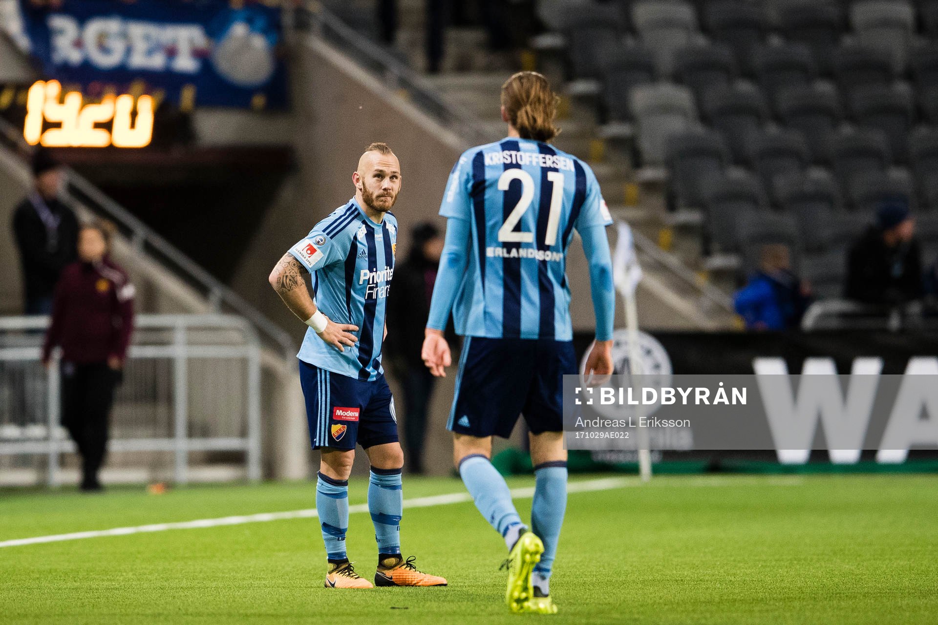 Djurgårdens Magnus Eriksson deppar