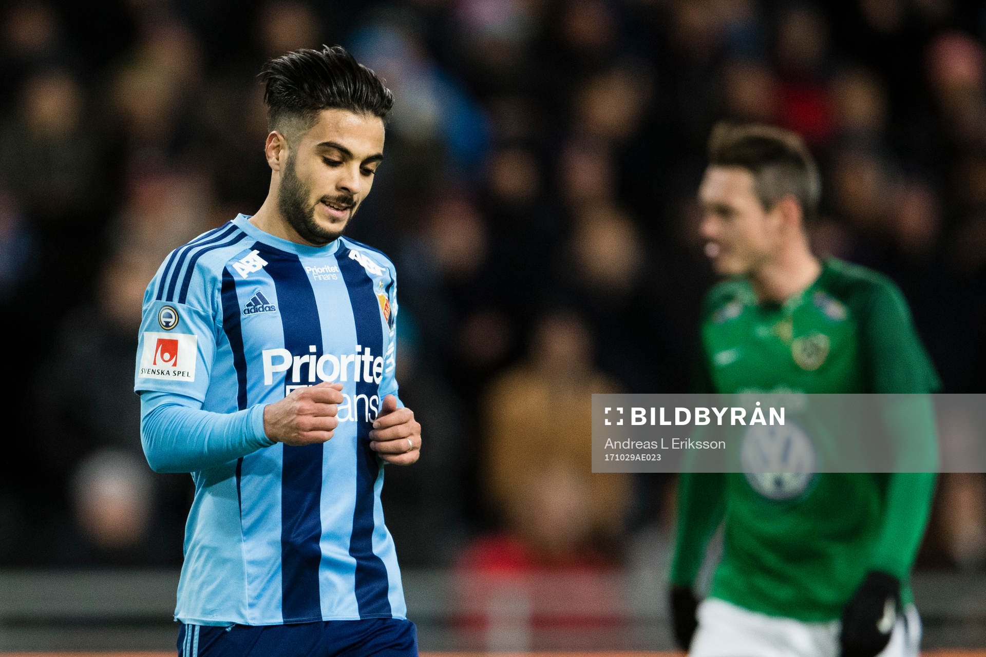 Djurgårdens Othman El Kabir deppar