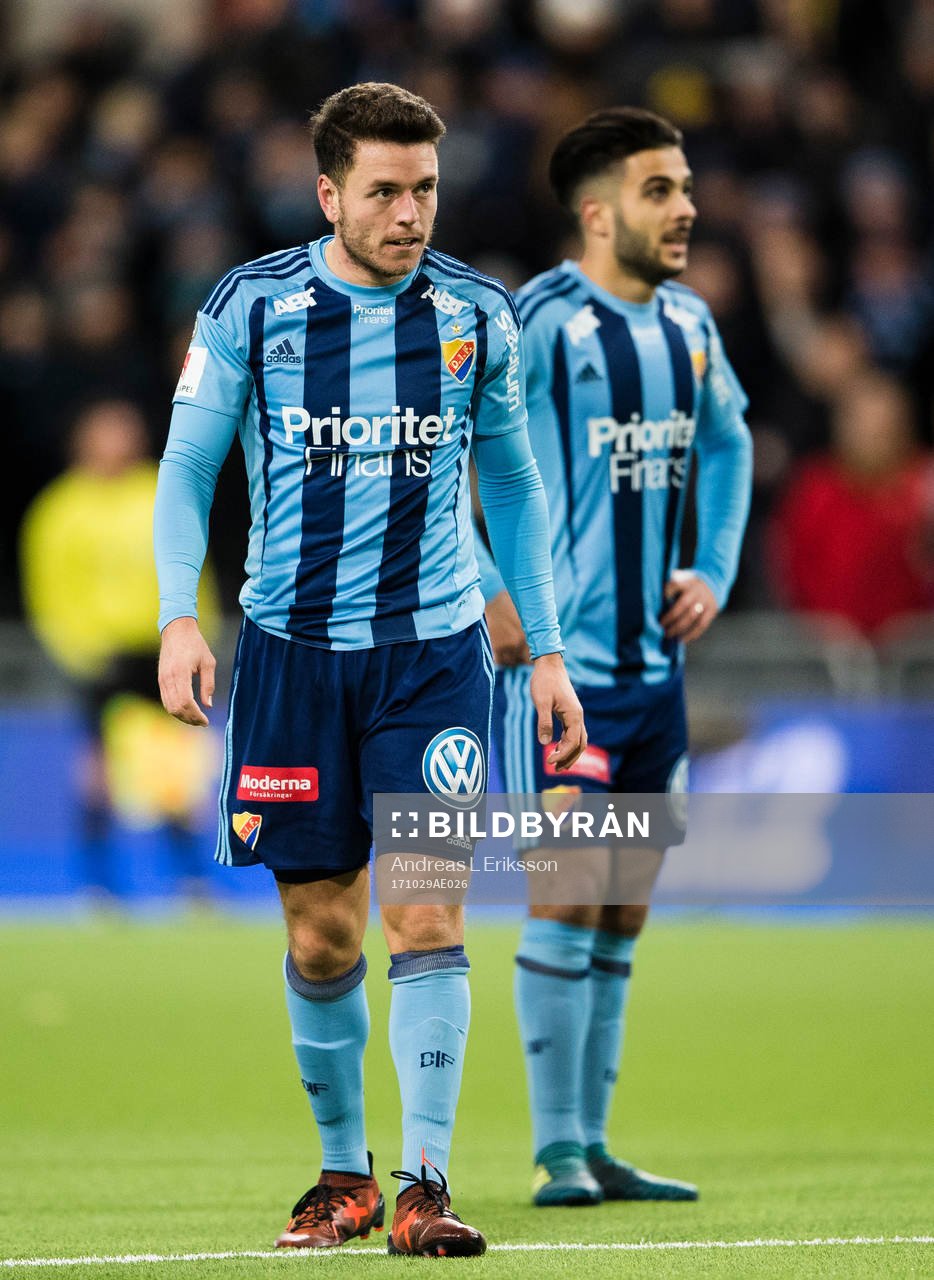 Djurgårdens Kerim Mrabti och Othman El Kabir deppar