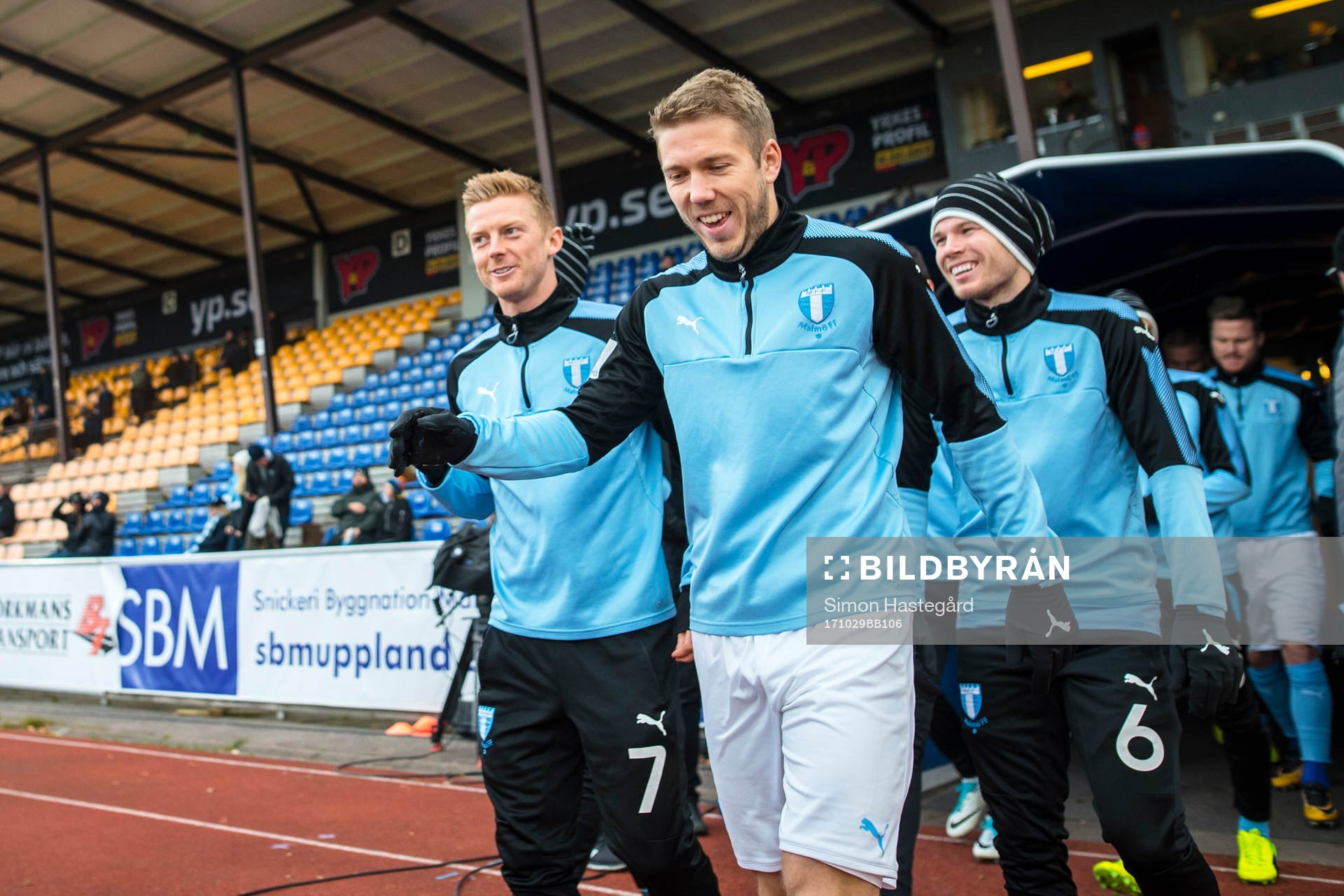 Malmö FFs Anders Christiansen, Anton Tinnerholm och Oscar
