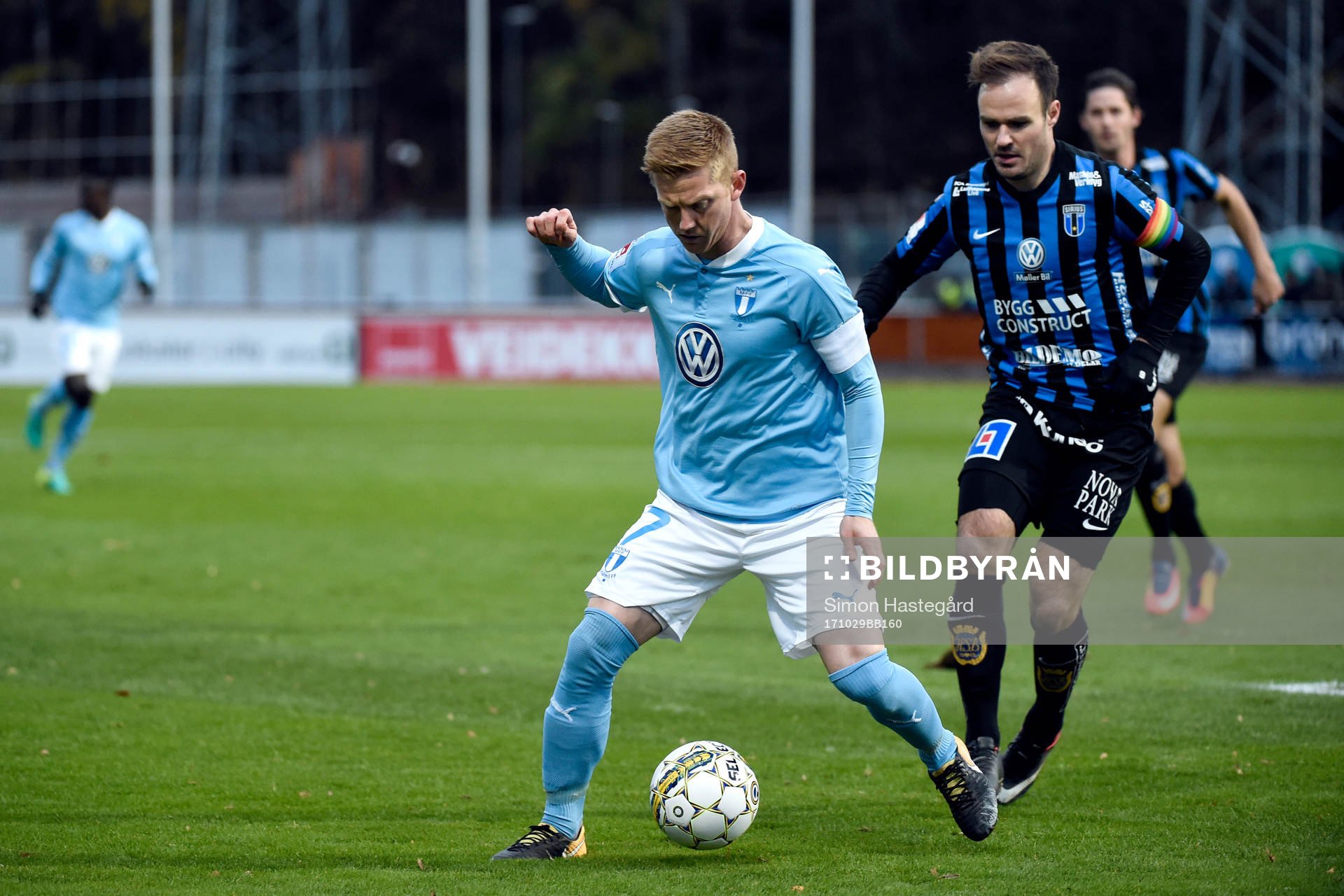 Malmö FFs Anders Christiansen och Sirius Niklas Busch Thor