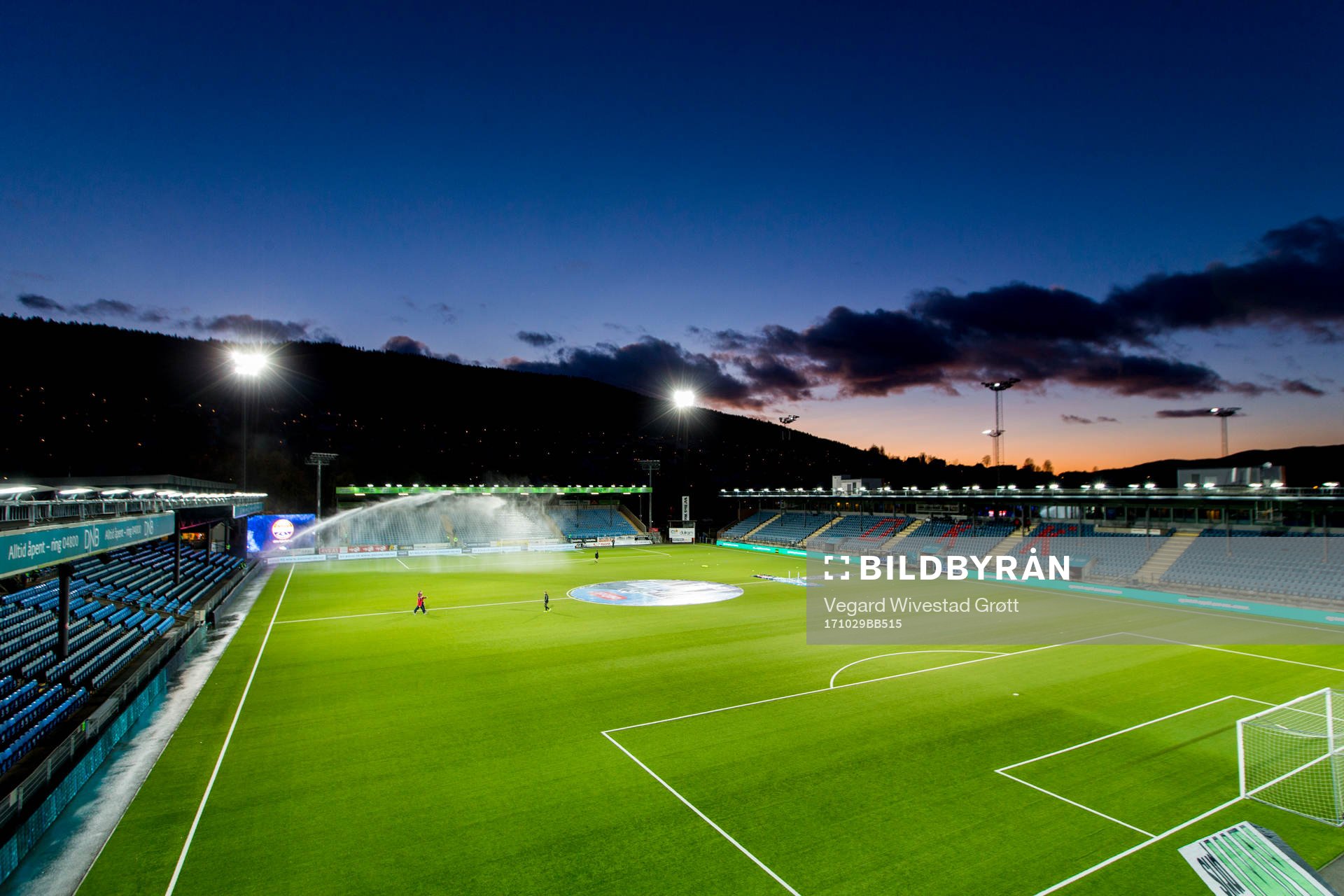 General view of Marienlyst stadion