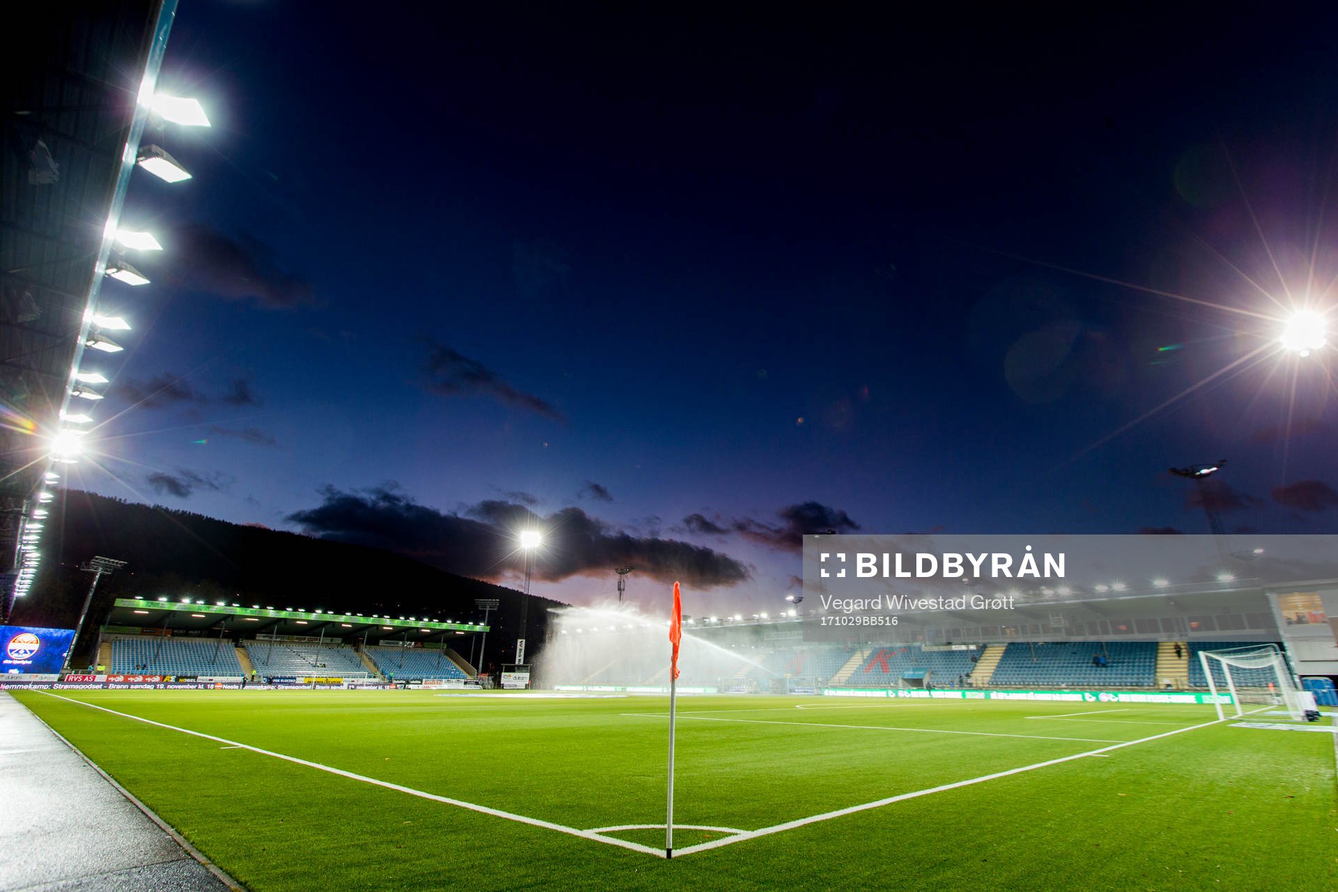 General view of Marienlyst stadion